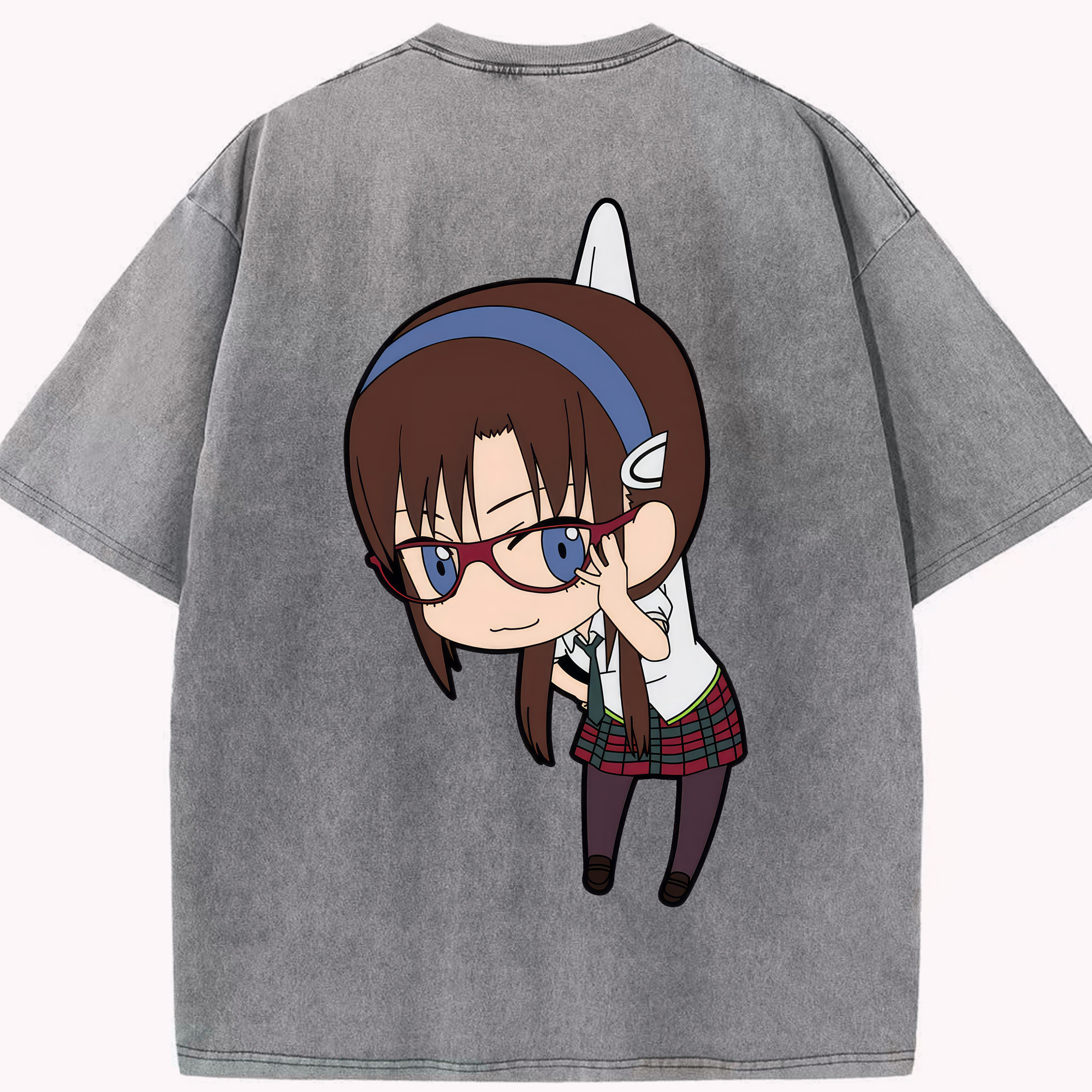 （画像用） EVA 新世紀エヴァンゲリオン 綿100% ヴィンテージ風 半袖Tシャツ（背面プリント）