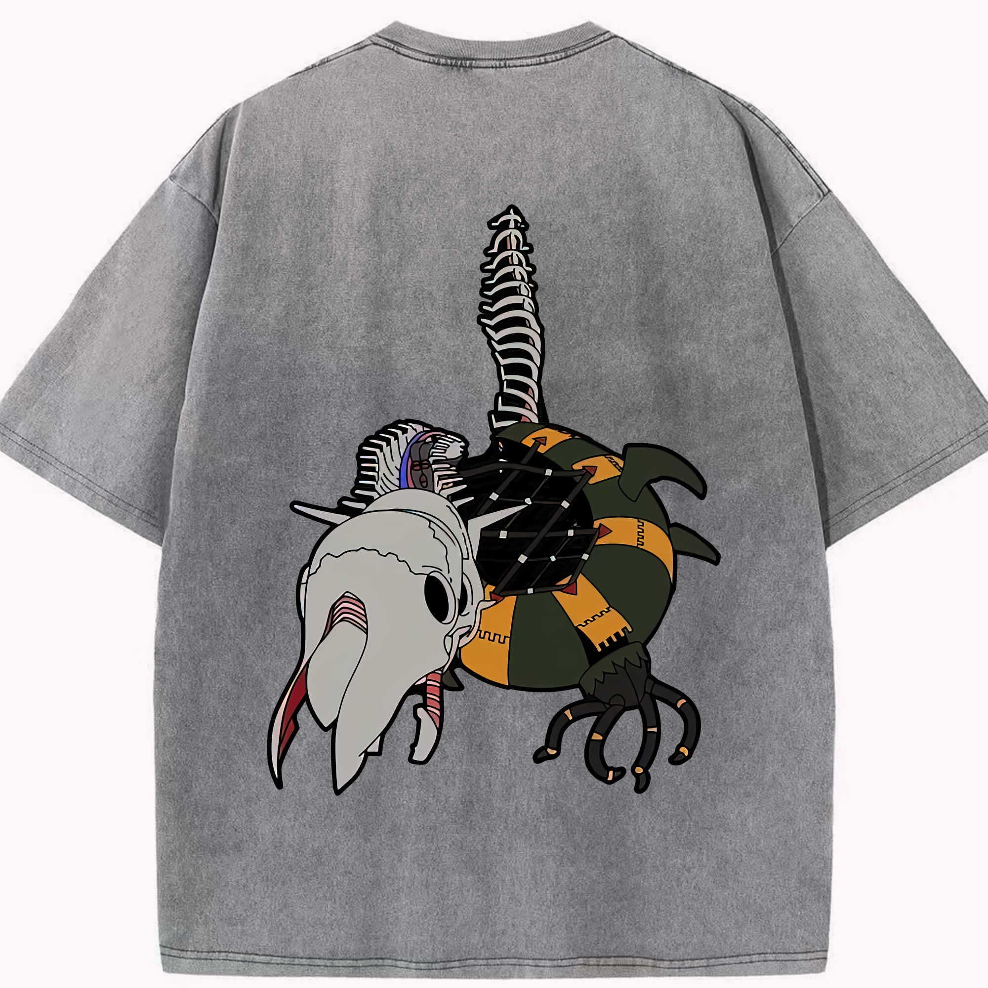 （画像用） EVA 新世紀エヴァンゲリオン 綿100% ヴィンテージ風 半袖Tシャツ（背面プリント）