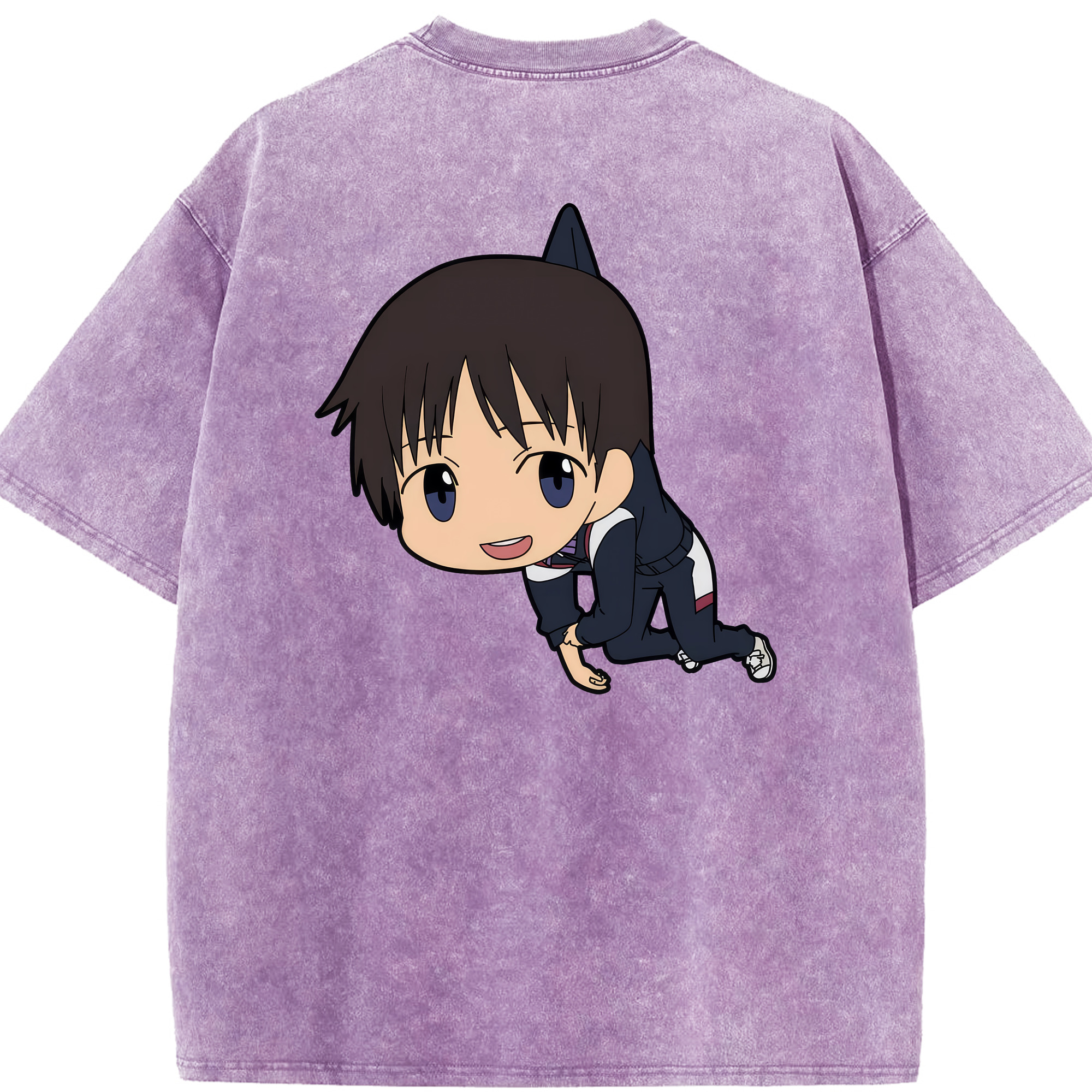 （画像用） EVA 新世紀エヴァンゲリオン 綿100% ヴィンテージ風 半袖Tシャツ（背面プリント）