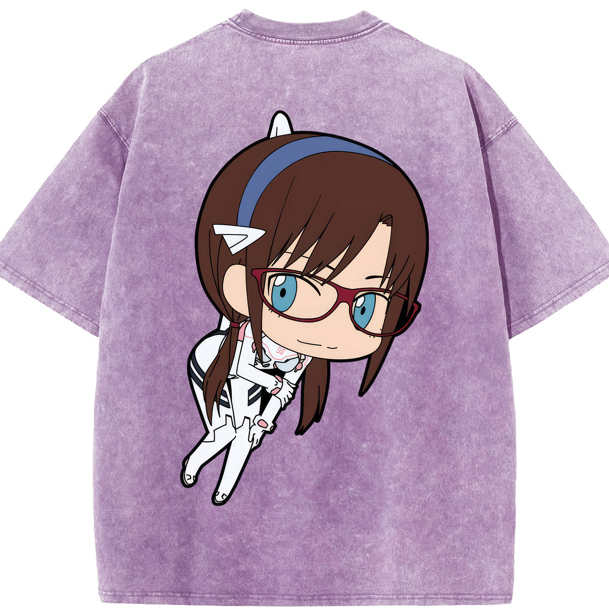 （画像用） EVA 新世紀エヴァンゲリオン 綿100% ヴィンテージ風 半袖Tシャツ（背面プリント）