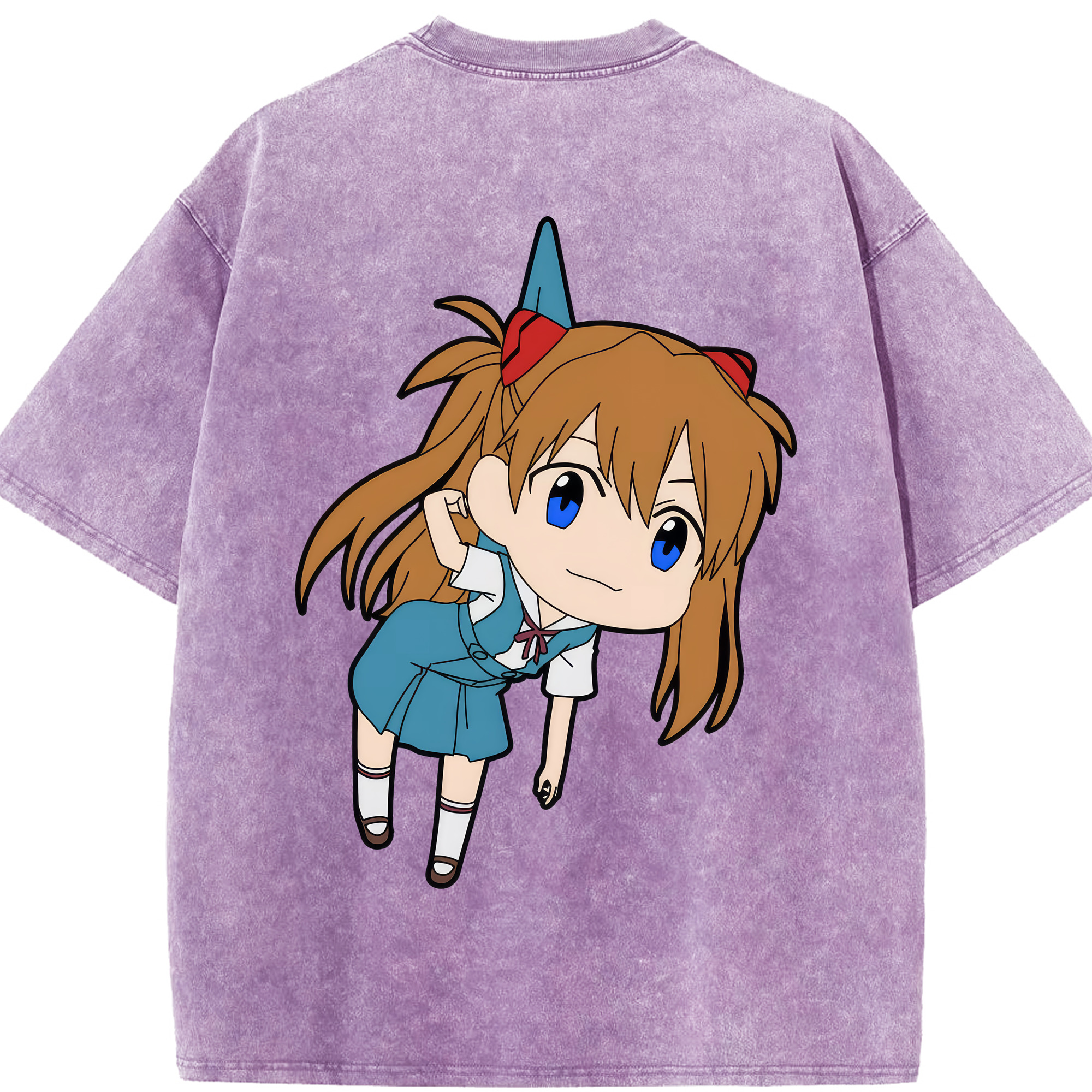 （画像用） EVA 新世紀エヴァンゲリオン 綿100% ヴィンテージ風 半袖Tシャツ（背面プリント）