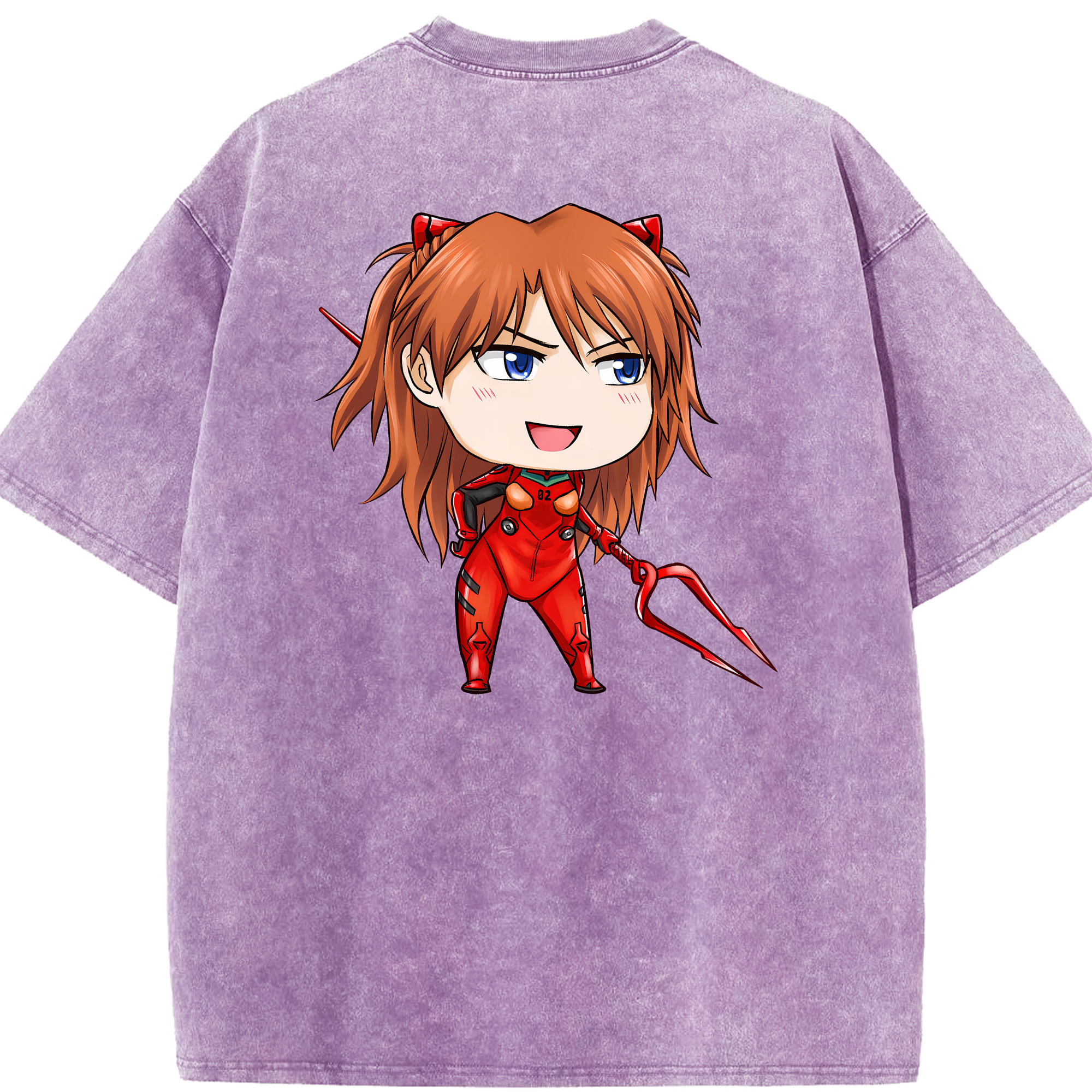 （画像用） EVA 新世紀エヴァンゲリオン 綿100% ヴィンテージ風 半袖Tシャツ（背面プリント）