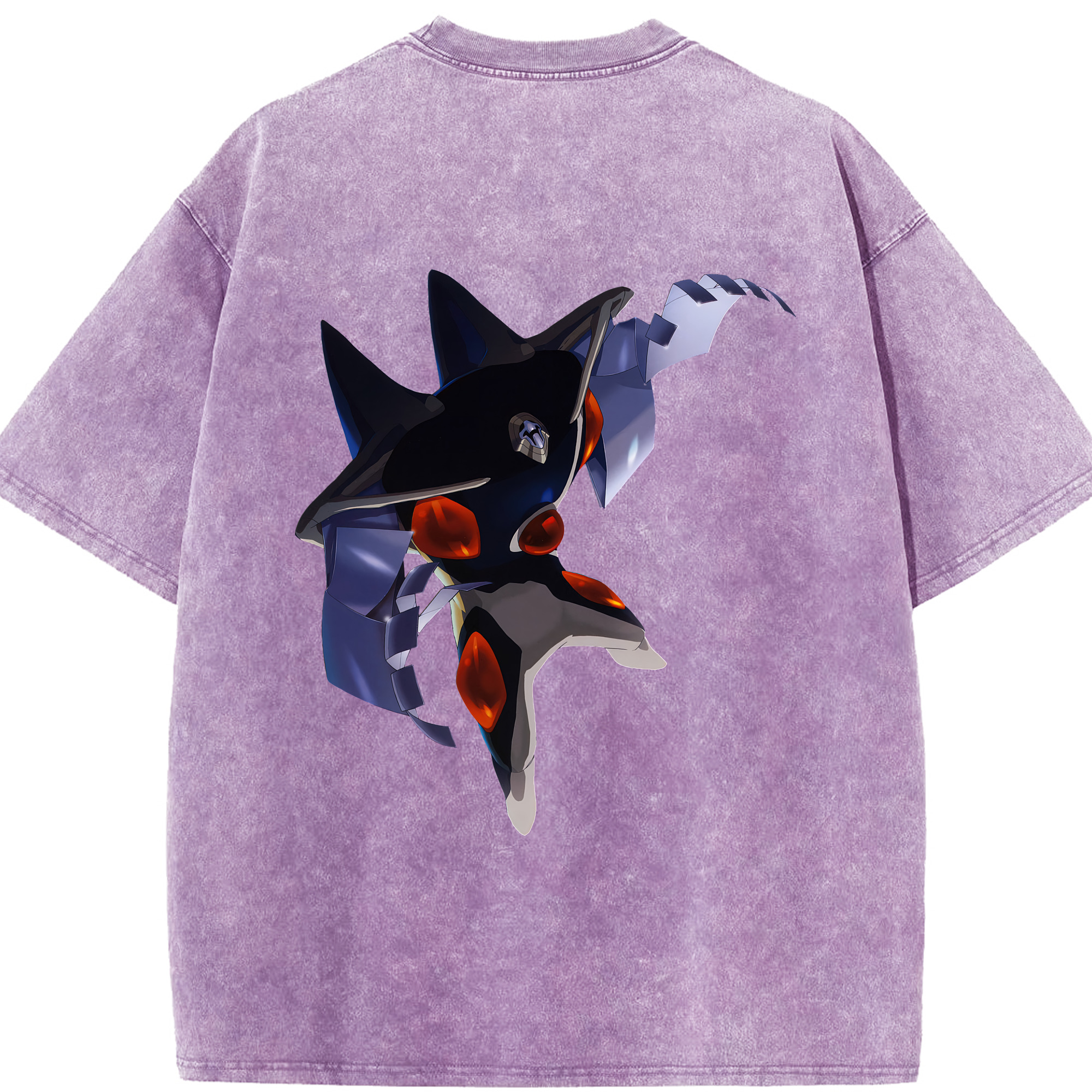 （画像用） EVA 新世紀エヴァンゲリオン 綿100% ヴィンテージ風 半袖Tシャツ（背面プリント）