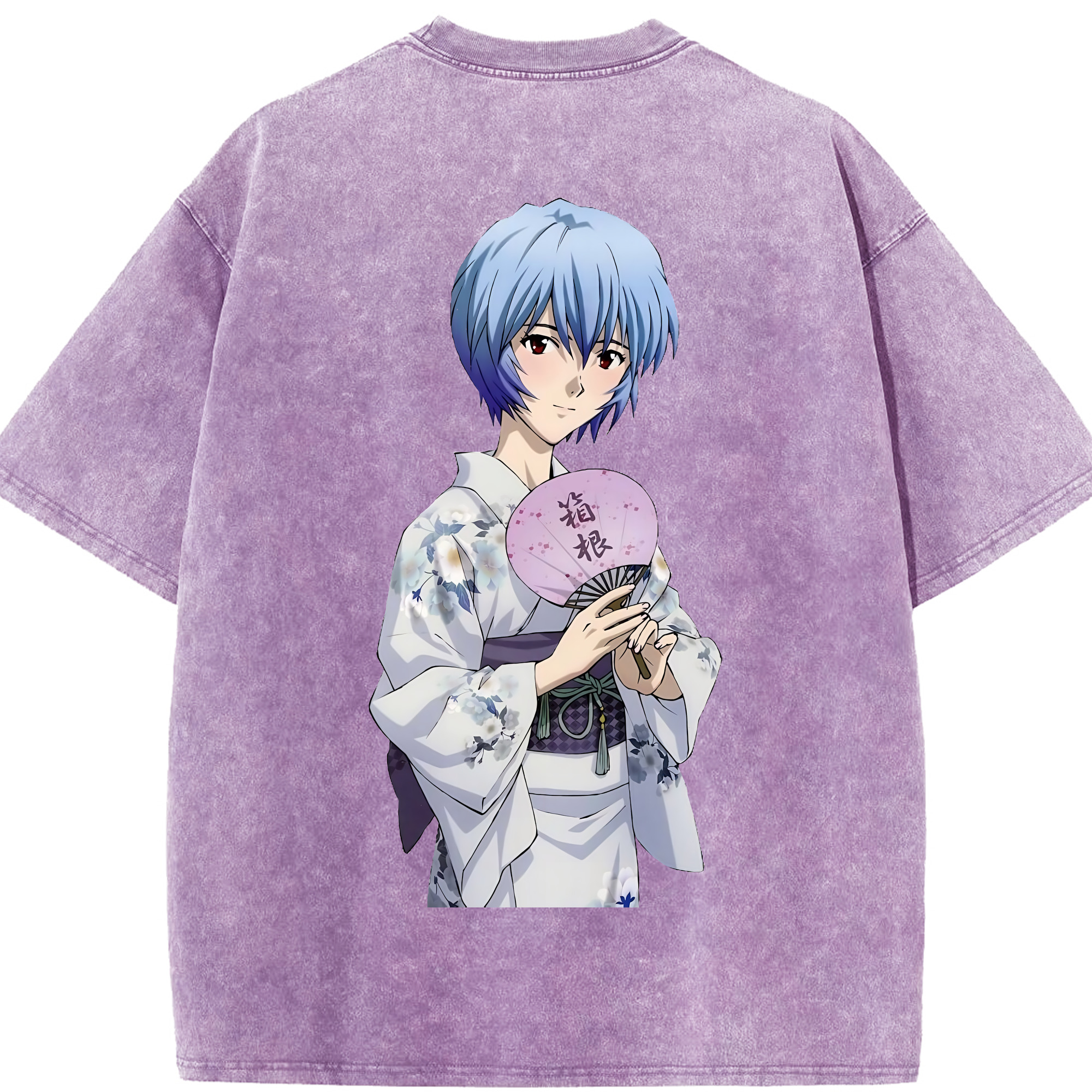 （画像用） EVA 新世紀エヴァンゲリオン 綿100% ヴィンテージ風 半袖Tシャツ（背面プリント）