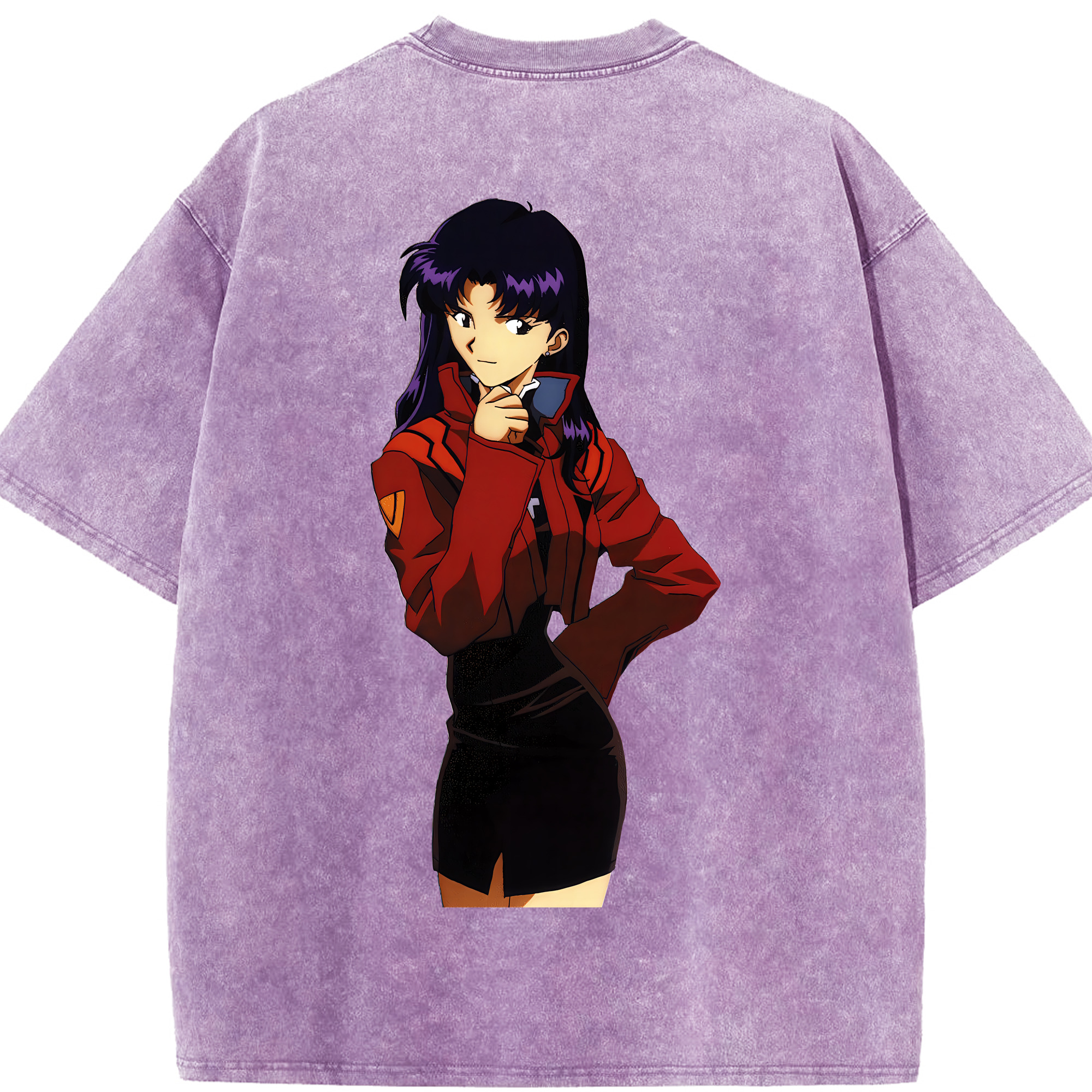（画像用） EVA 新世紀エヴァンゲリオン 綿100% ヴィンテージ風 半袖Tシャツ（背面プリント）