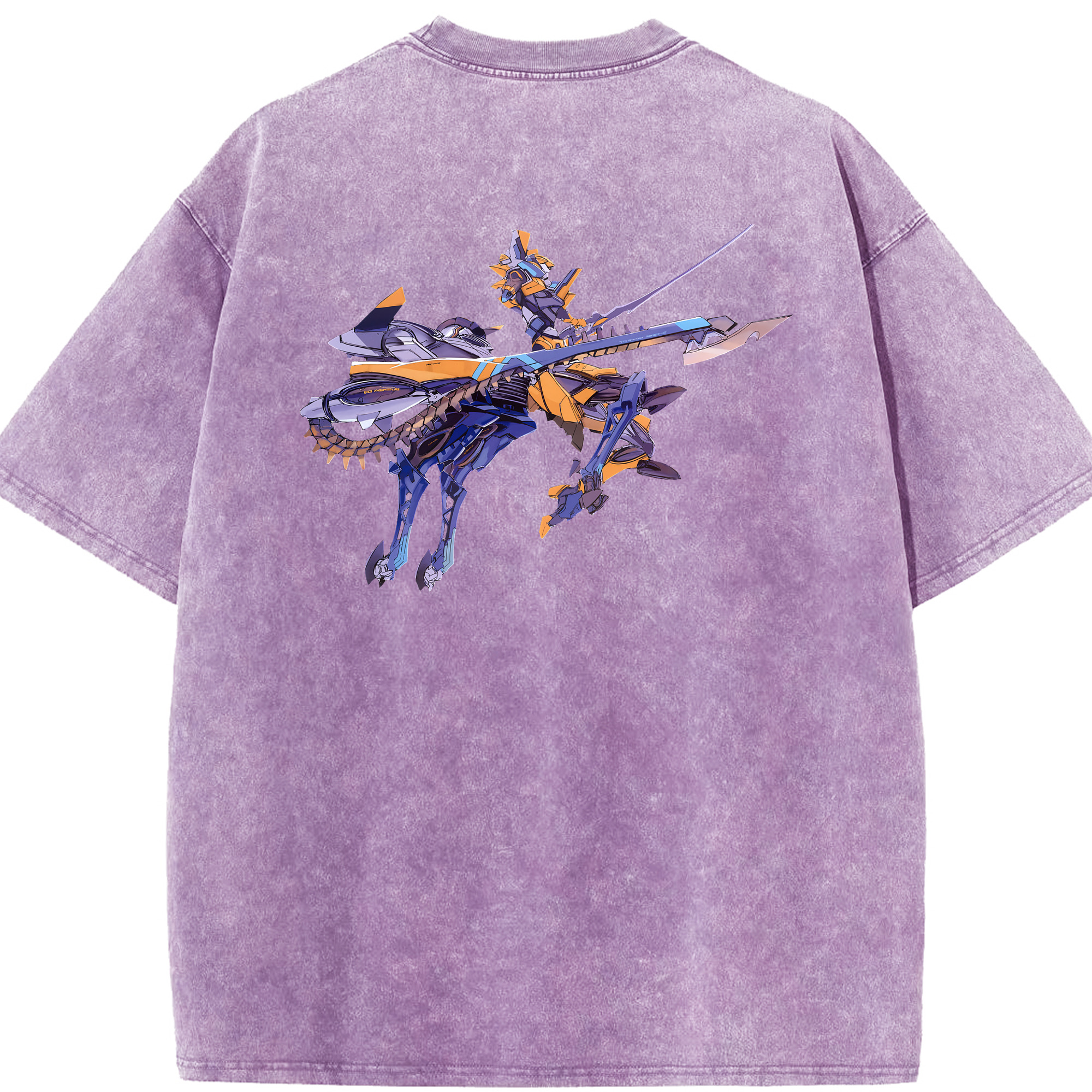 （画像用） EVA 新世紀エヴァンゲリオン 綿100% ヴィンテージ風 半袖Tシャツ（背面プリント）