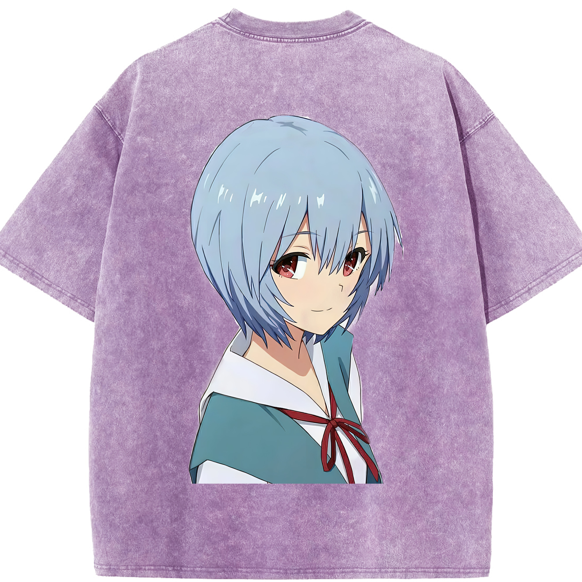 （画像用） EVA 新世紀エヴァンゲリオン 綿100% ヴィンテージ風 半袖Tシャツ（背面プリント）
