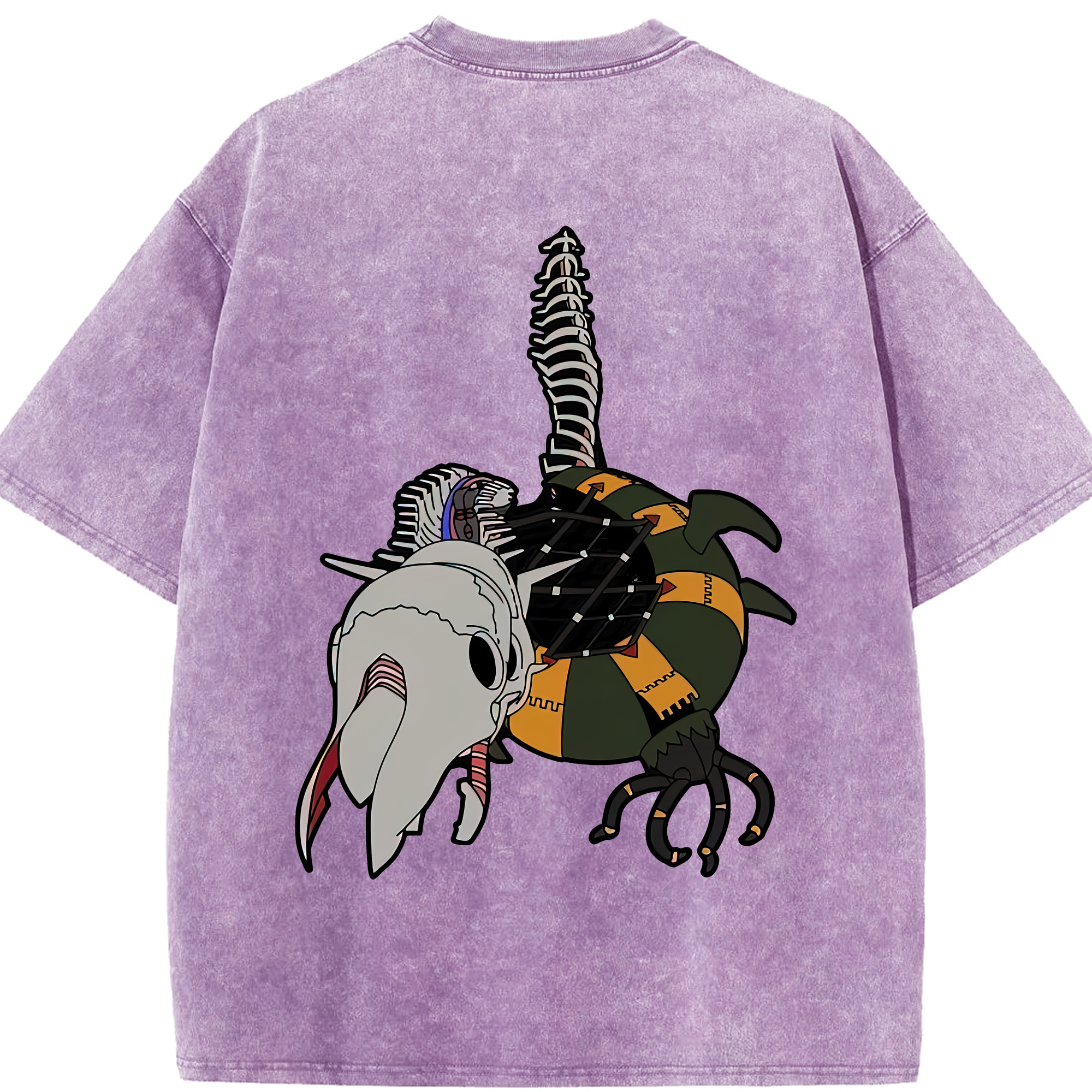 （画像用） EVA 新世紀エヴァンゲリオン 綿100% ヴィンテージ風 半袖Tシャツ（背面プリント）