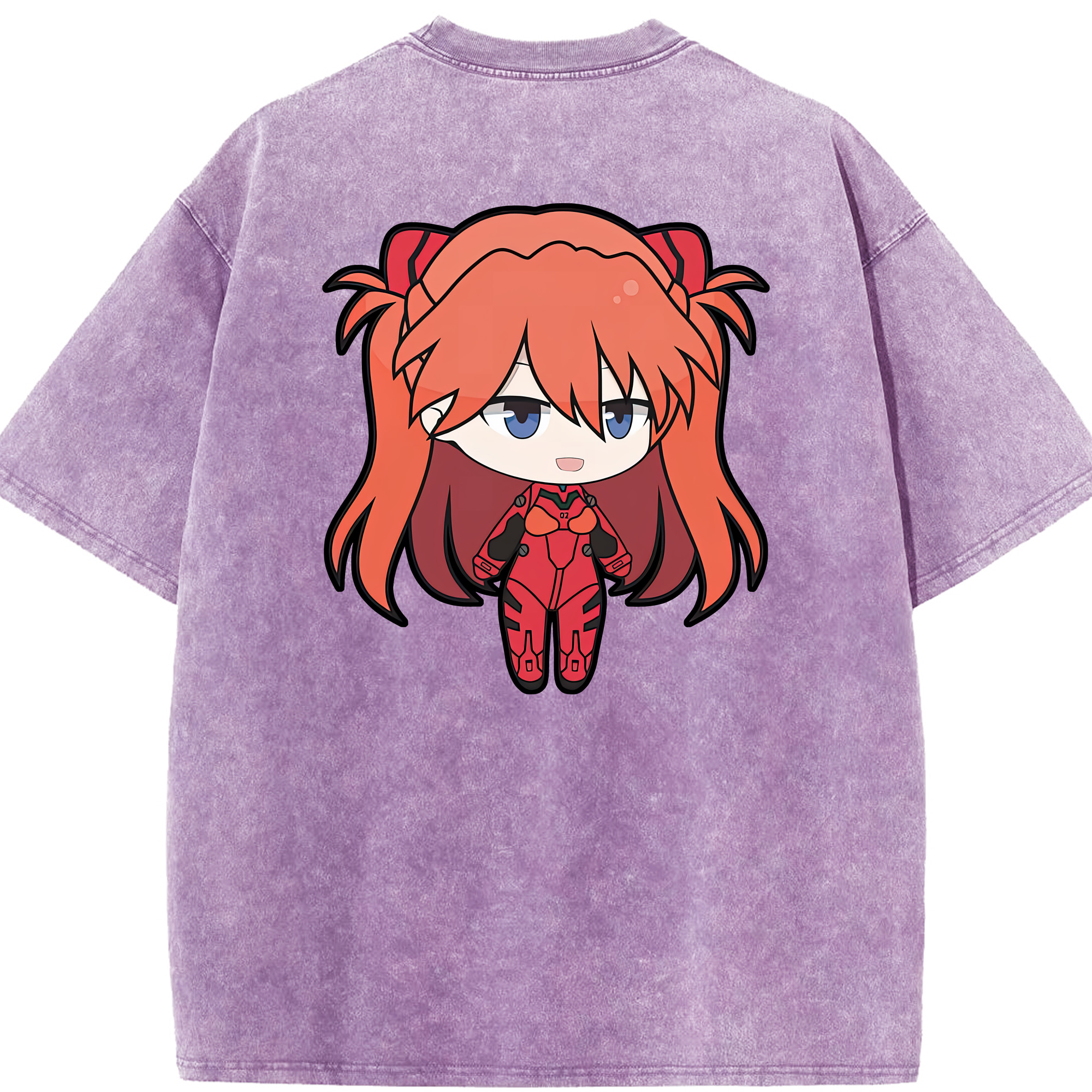 （画像用） EVA 新世紀エヴァンゲリオン 綿100% ヴィンテージ風 半袖Tシャツ（背面プリント）