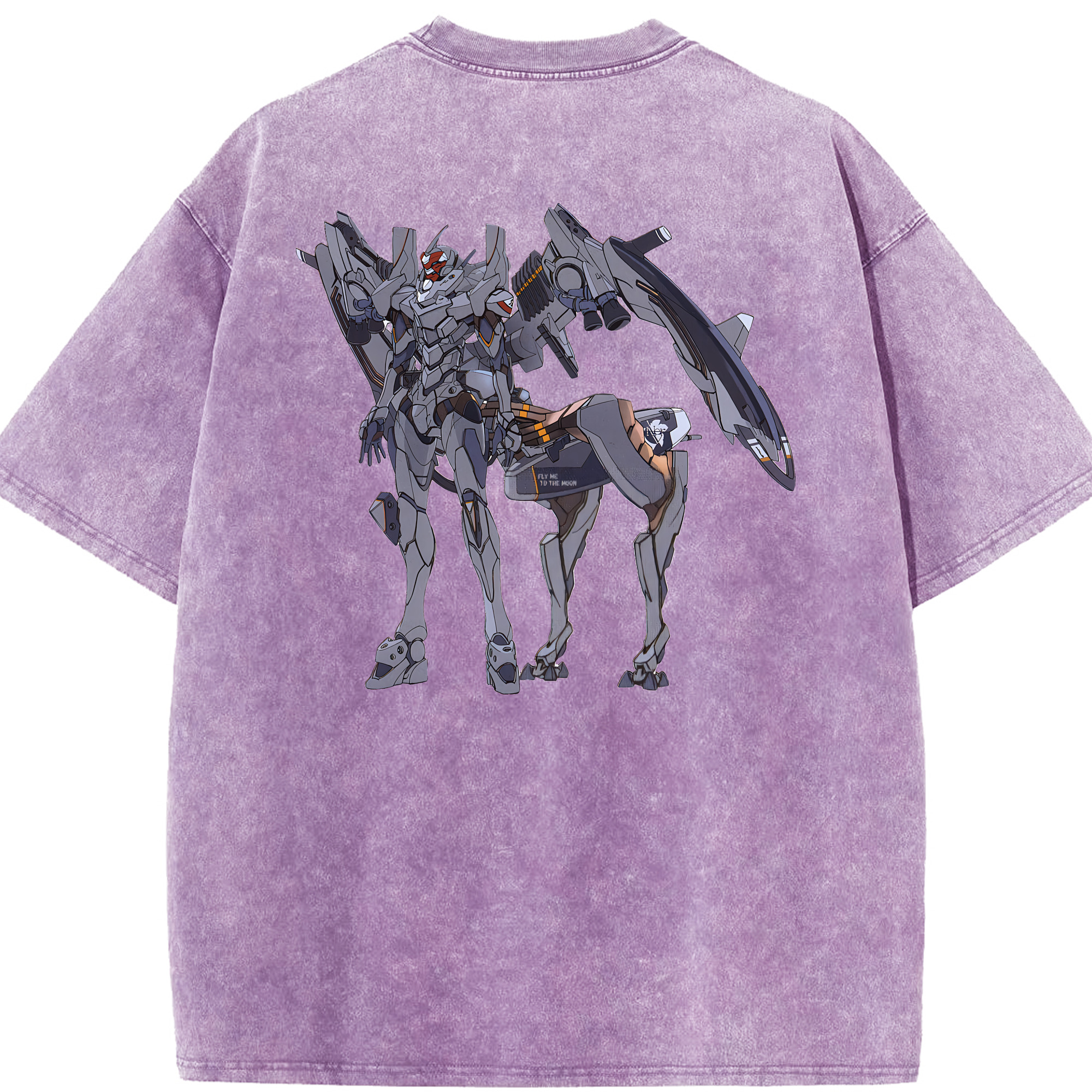 （画像用） EVA 新世紀エヴァンゲリオン 綿100% ヴィンテージ風 半袖Tシャツ（背面プリント）
