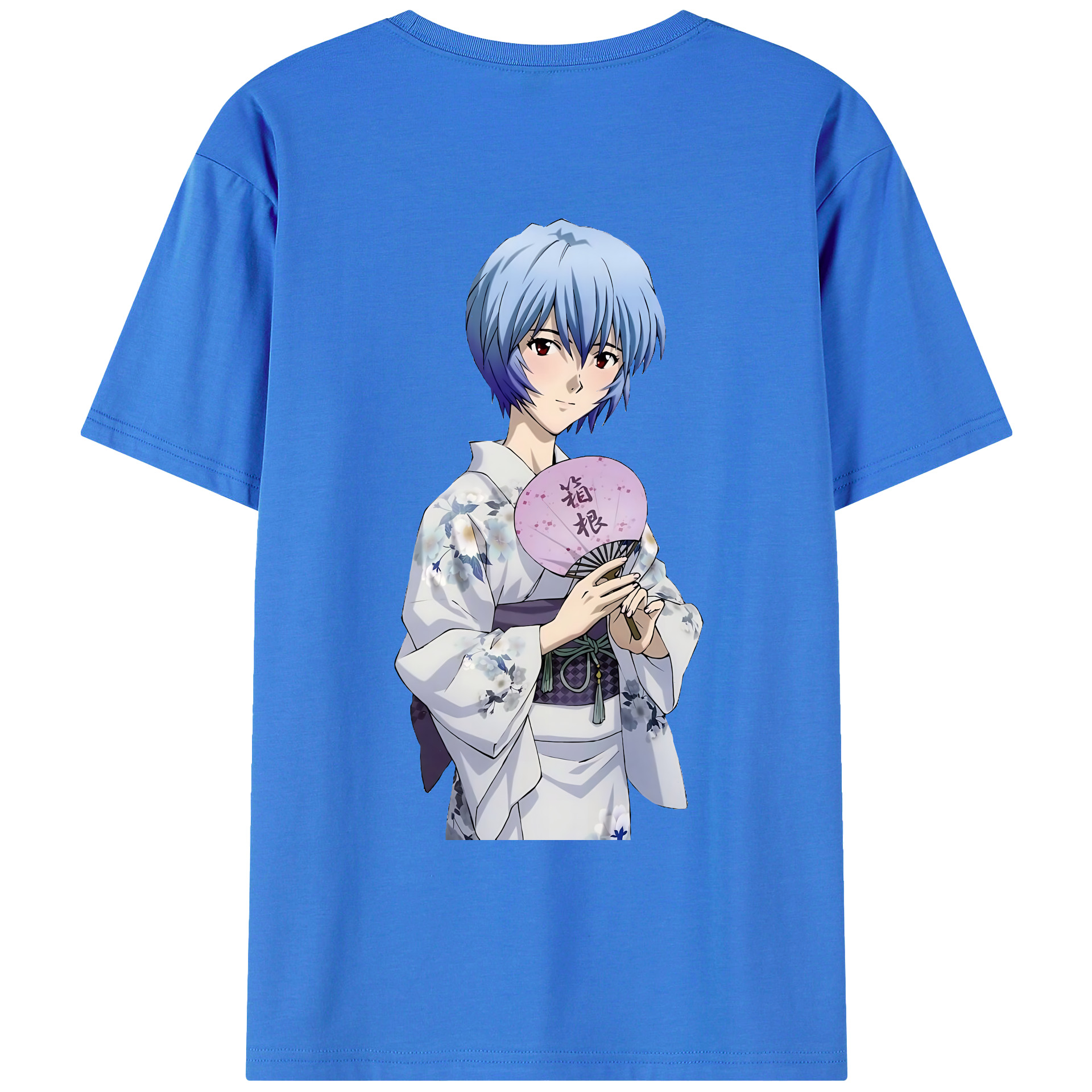 （画像用） EVA 新世紀エヴァンゲリオン 綿100％ メンズ半袖Tシャツ（バックプリント） 通気性