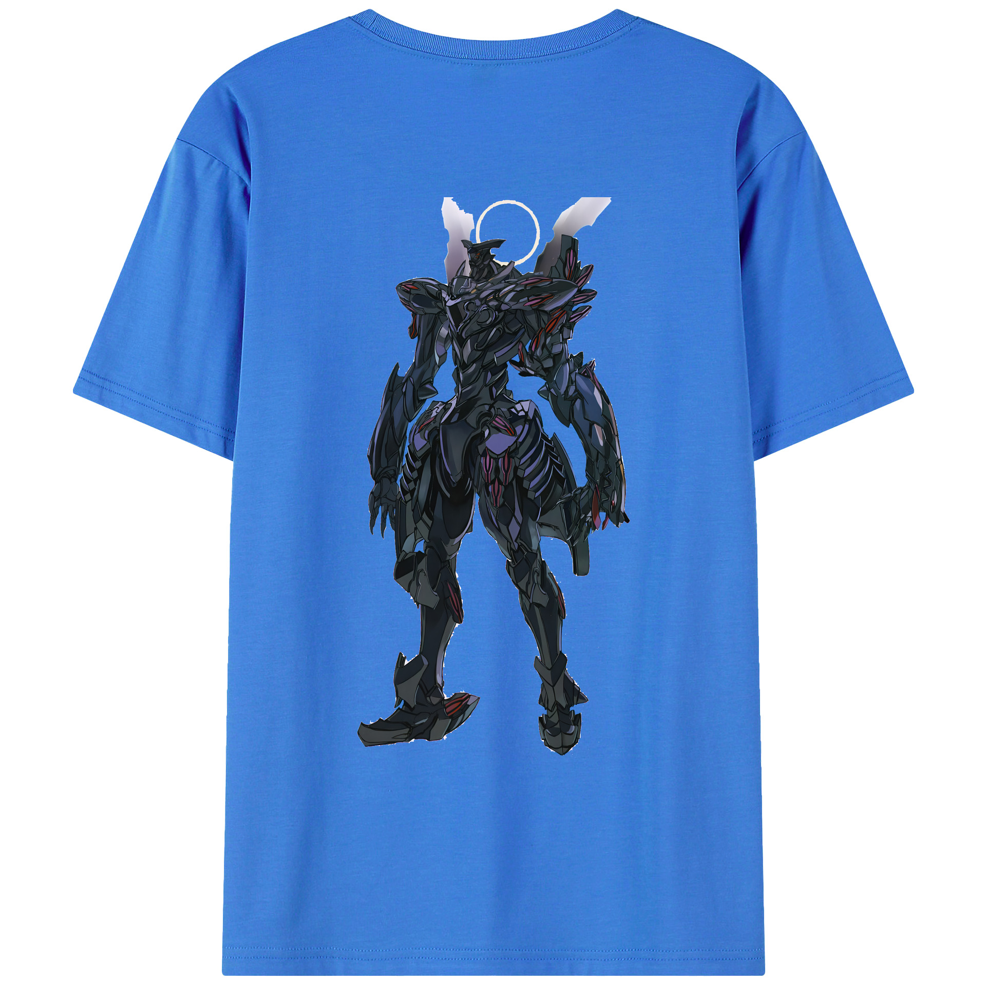 （画像用） EVA 新世紀エヴァンゲリオン 綿100％ メンズ半袖Tシャツ（バックプリント） 通気性