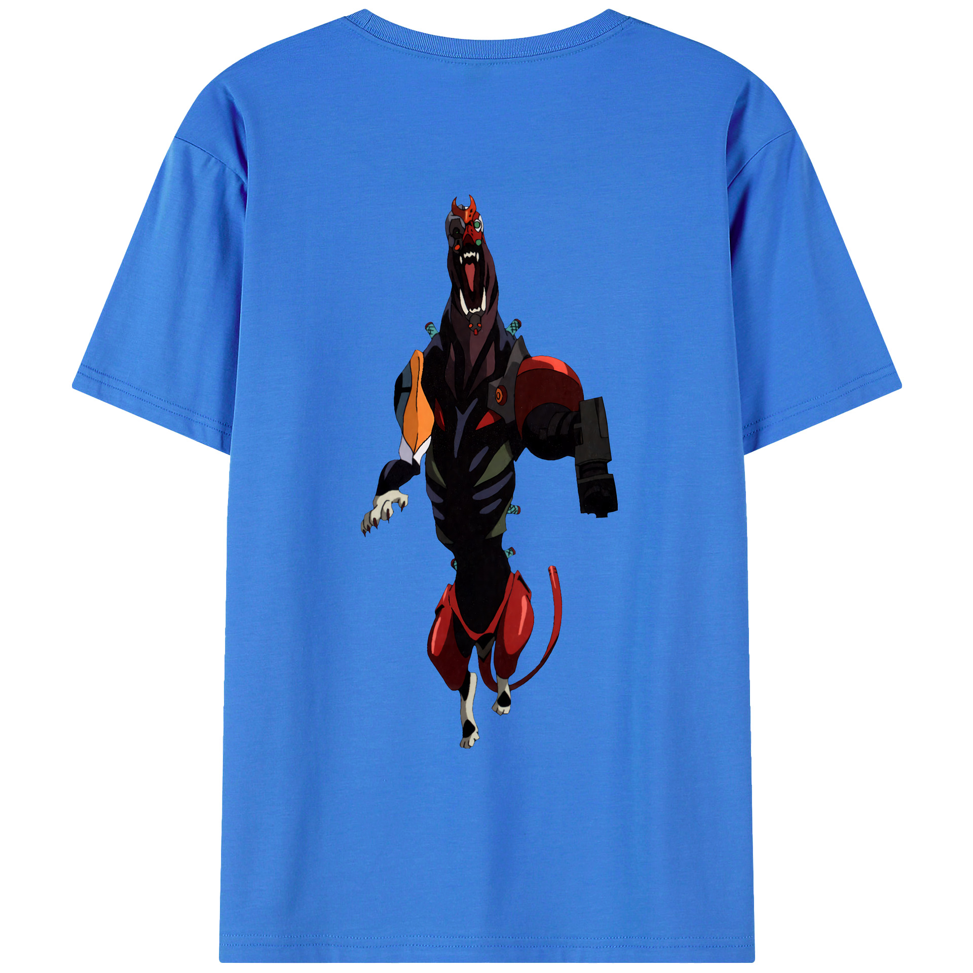 （画像用） EVA 新世紀エヴァンゲリオン 綿100％ メンズ半袖Tシャツ（バックプリント） 通気性