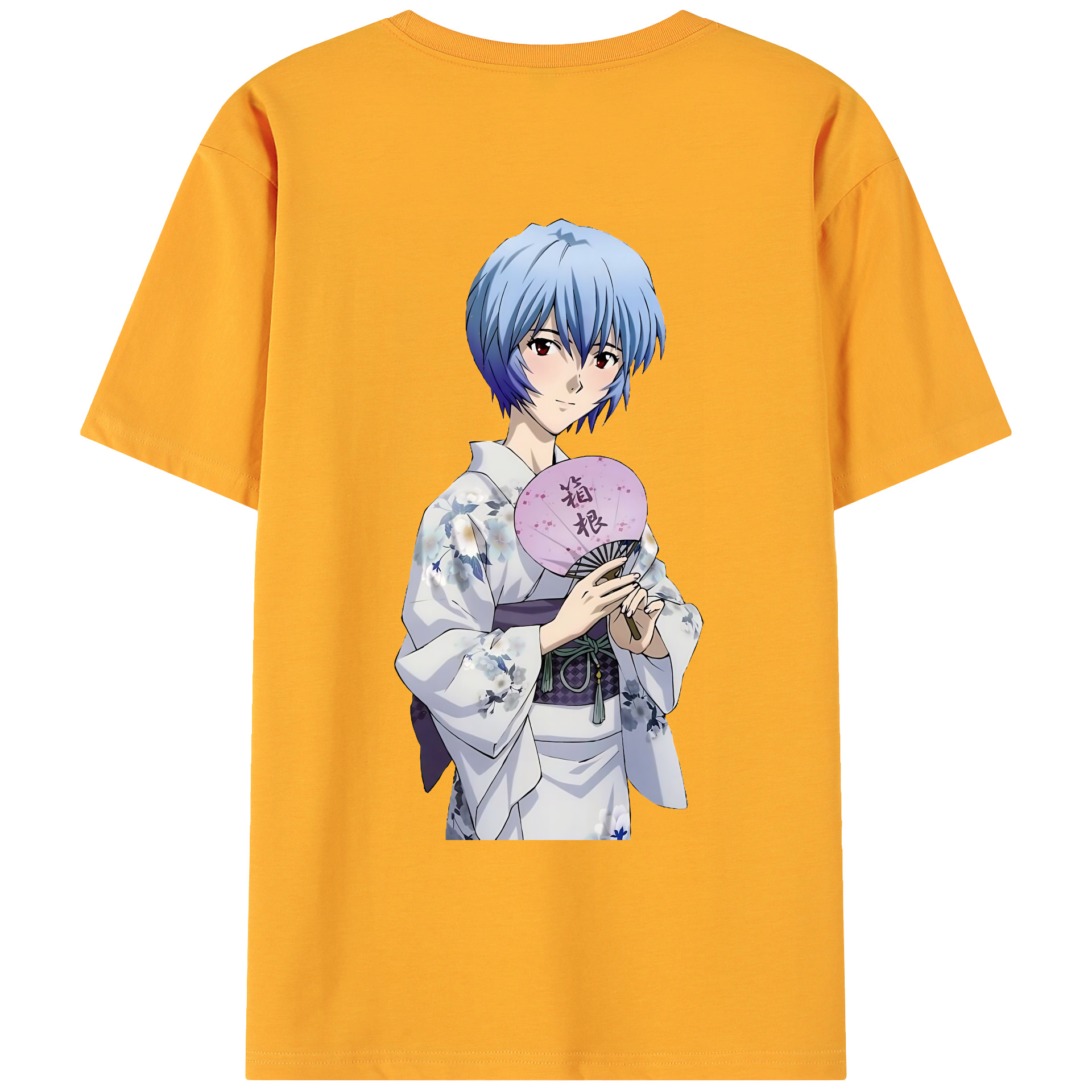 （画像用） EVA 新世紀エヴァンゲリオン 綿100％ メンズ半袖Tシャツ（バックプリント） 通気性