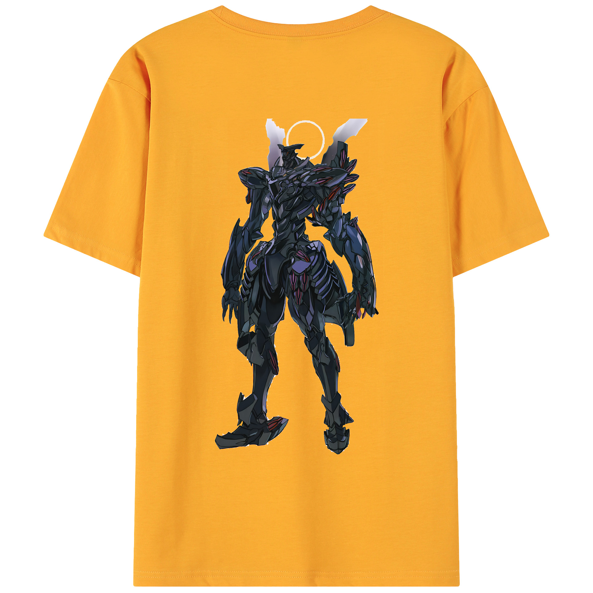 （画像用） EVA 新世紀エヴァンゲリオン 綿100％ メンズ半袖Tシャツ（バックプリント） 通気性