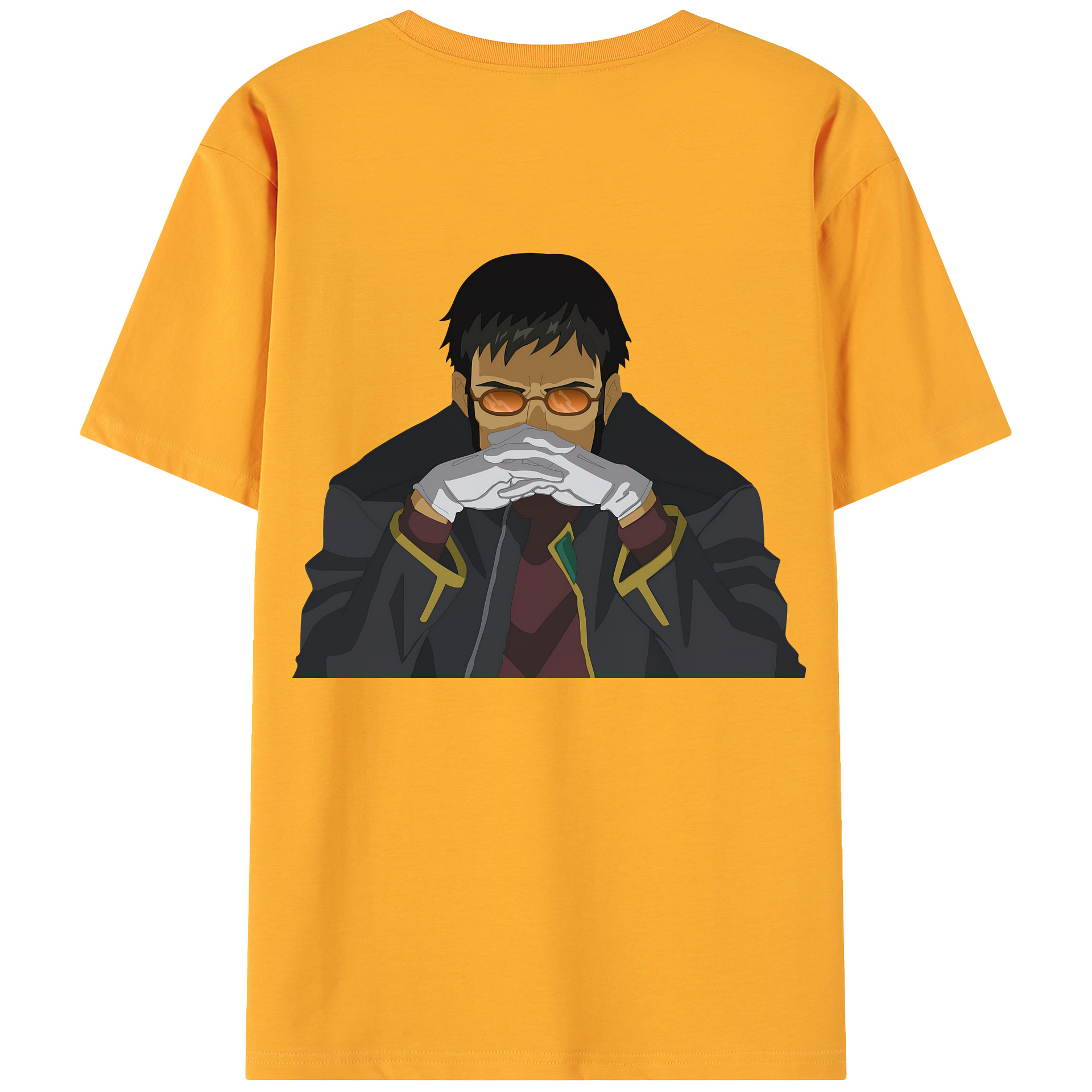 （画像用） EVA 新世紀エヴァンゲリオン 綿100％ メンズ半袖Tシャツ（バックプリント） 通気性