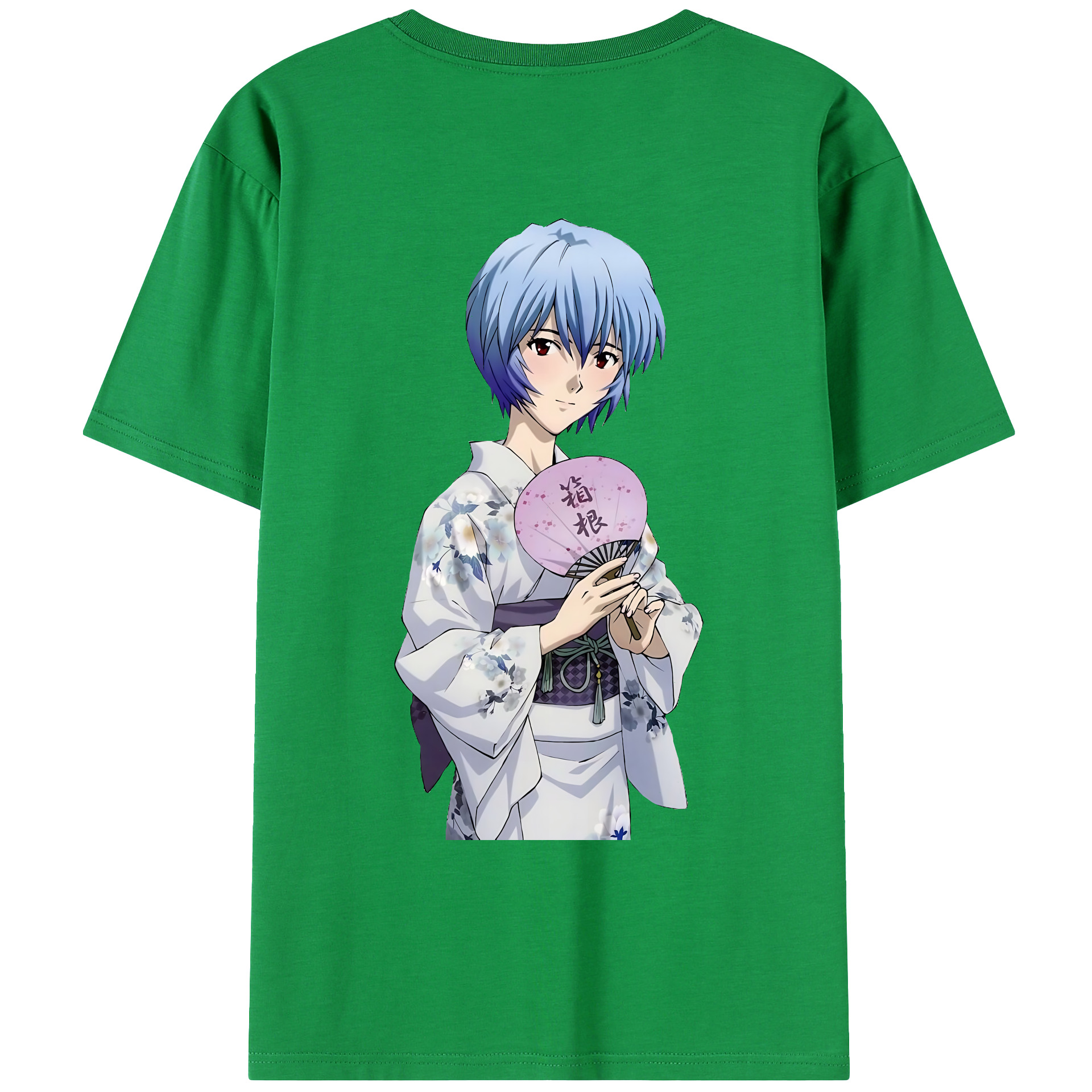 （画像用） EVA 新世紀エヴァンゲリオン 綿100％ メンズ半袖Tシャツ（バックプリント） 通気性