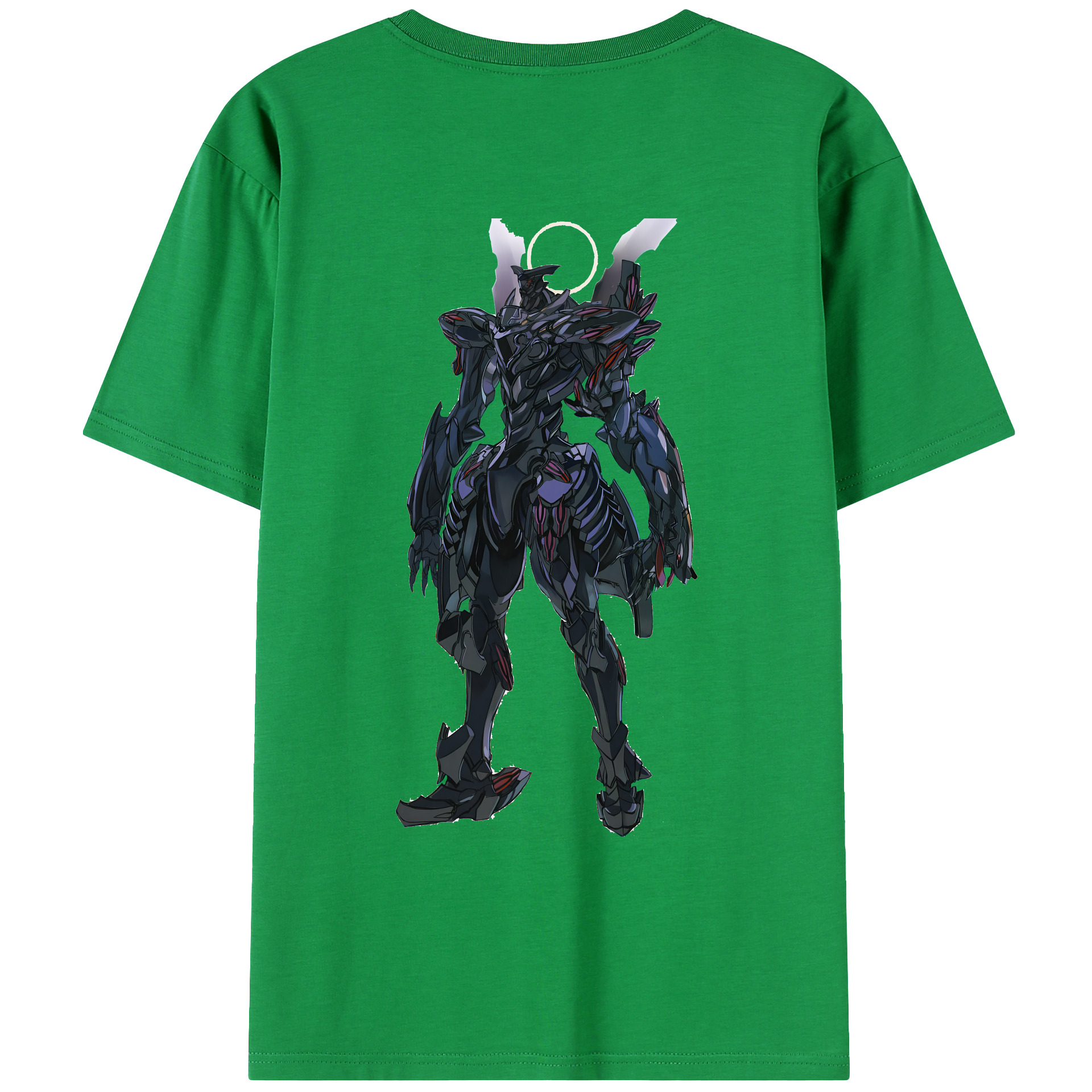 （画像用） EVA 新世紀エヴァンゲリオン 綿100％ メンズ半袖Tシャツ（バックプリント） 通気性