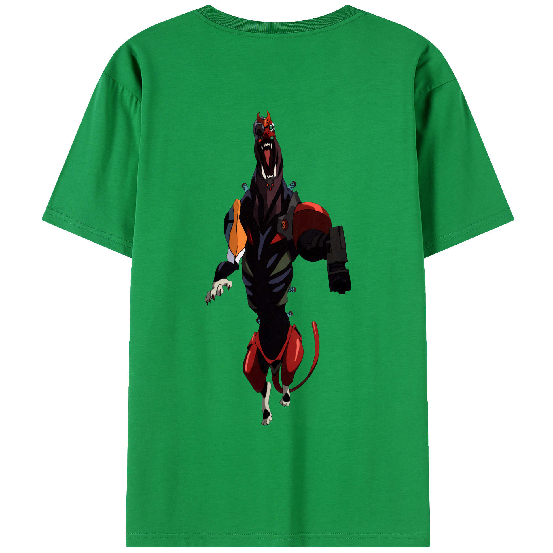 （画像用） EVA 新世紀エヴァンゲリオン 綿100％ メンズ半袖Tシャツ（バックプリント） 通気性