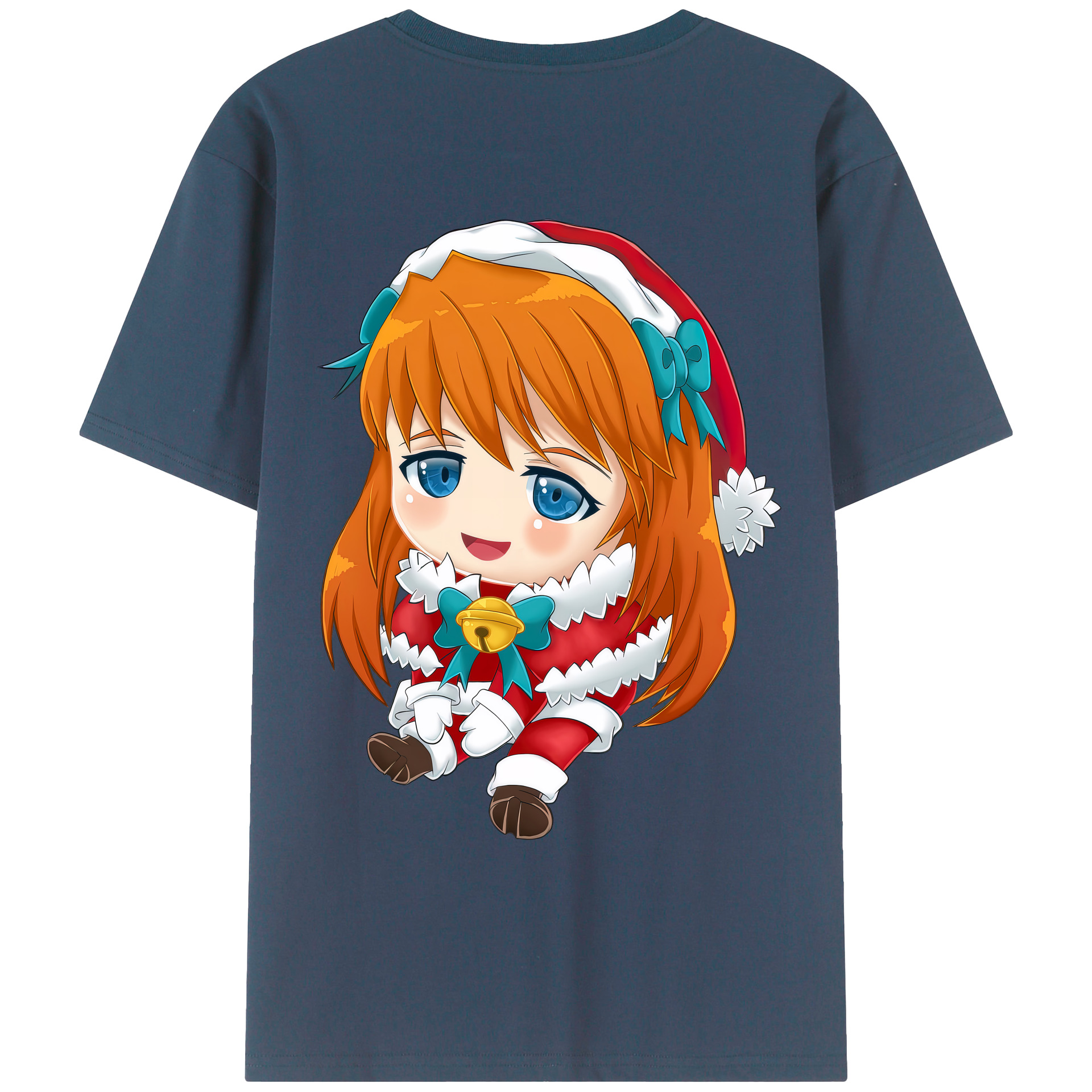 （画像用） EVA 新世紀エヴァンゲリオン 綿100％ メンズ半袖Tシャツ（バックプリント） 通気性