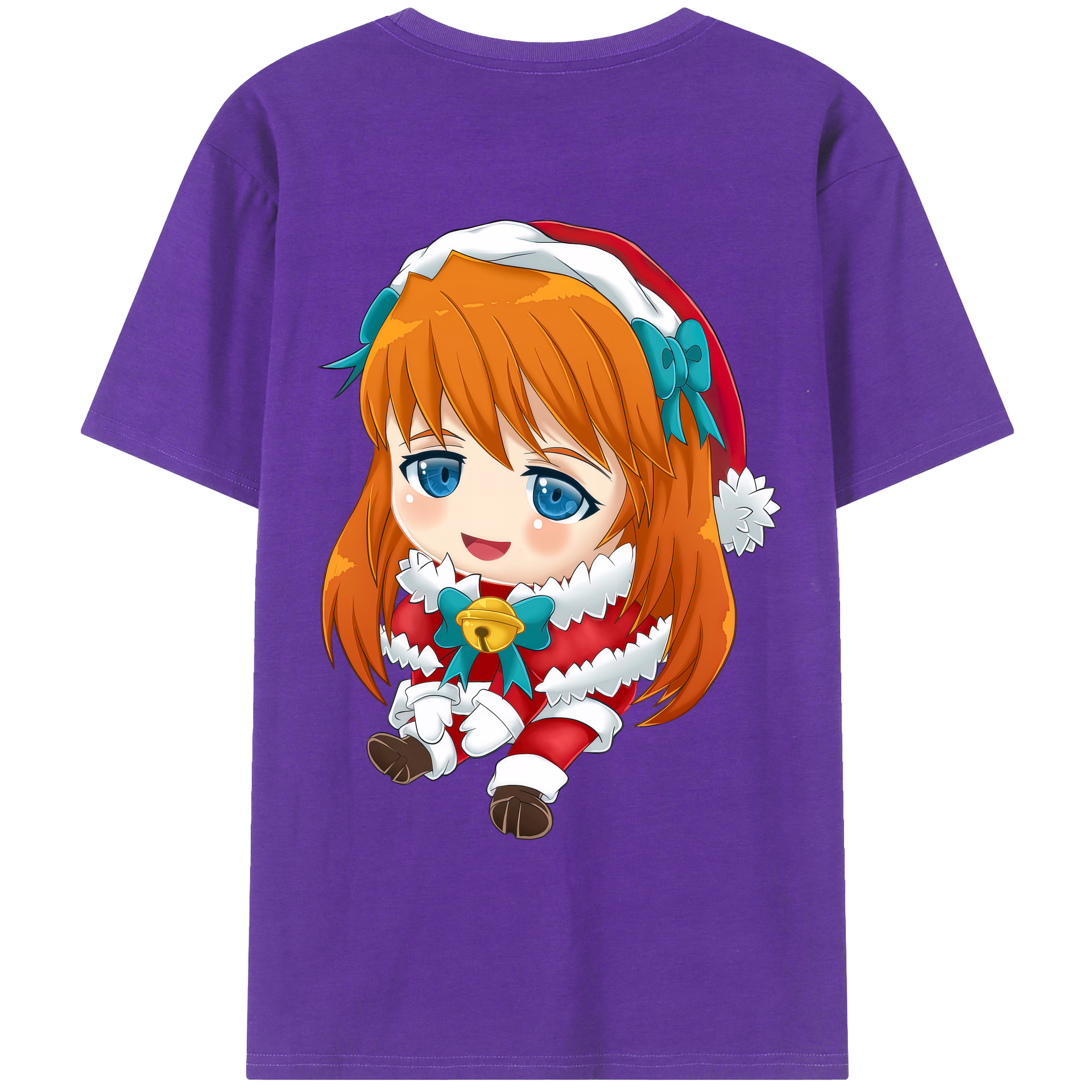 （画像用） EVA 新世紀エヴァンゲリオン 綿100％ メンズ半袖Tシャツ（バックプリント） 通気性