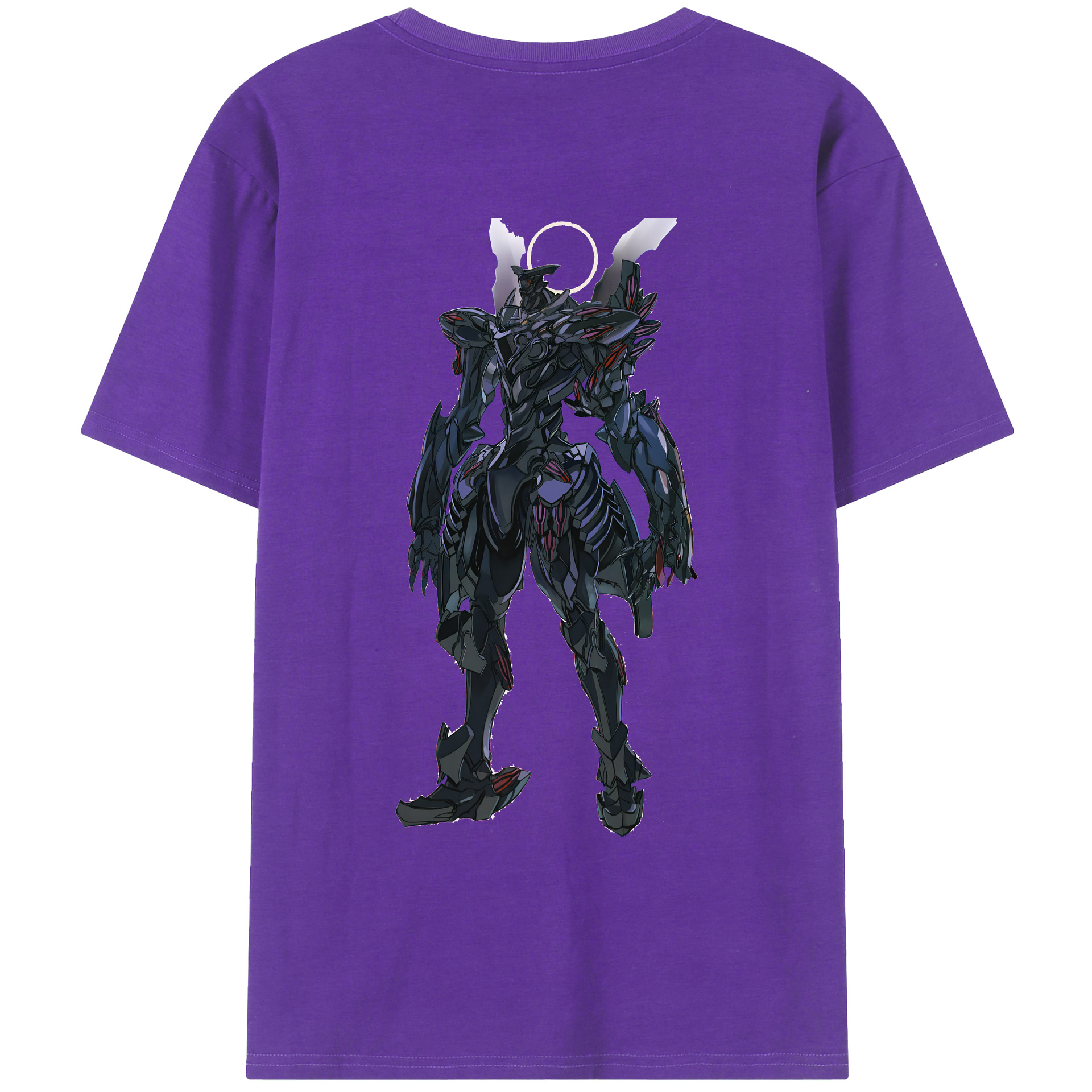 （画像用） EVA 新世紀エヴァンゲリオン 綿100％ メンズ半袖Tシャツ（バックプリント） 通気性