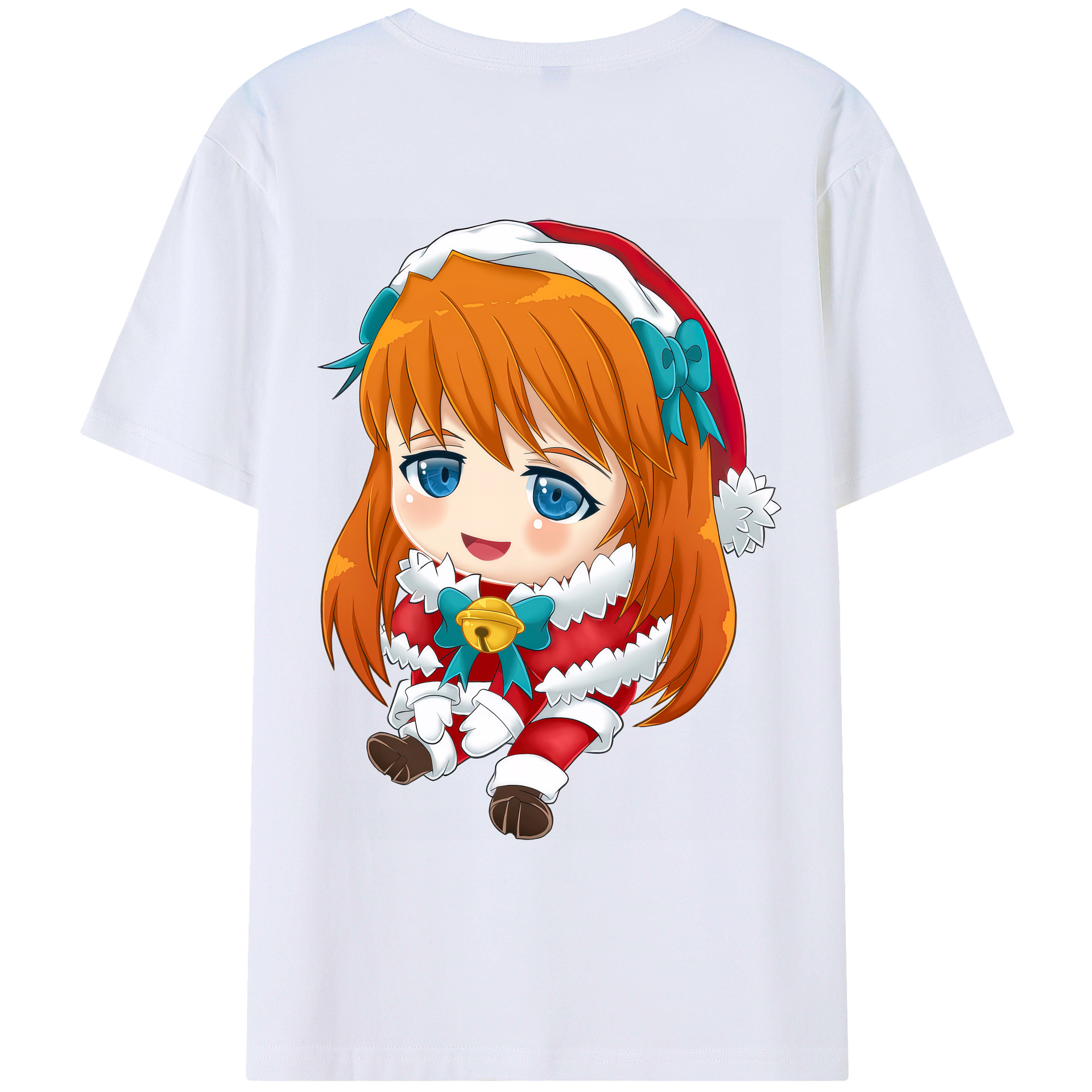 （画像用） EVA 新世紀エヴァンゲリオン 綿100％ メンズ半袖Tシャツ（バックプリント） 通気性