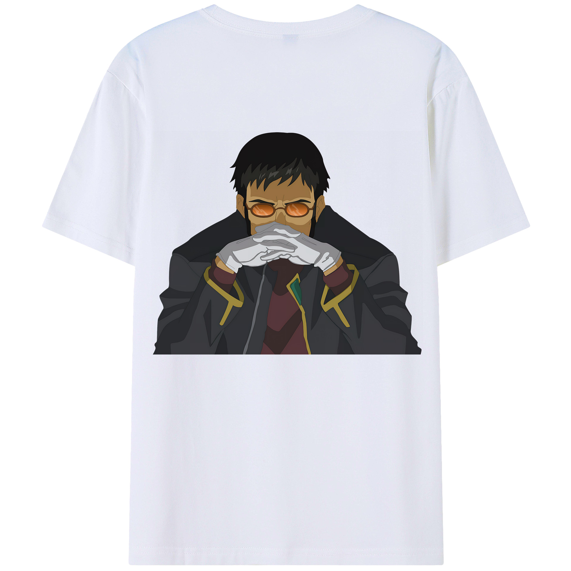 （画像用） EVA 新世紀エヴァンゲリオン 綿100％ メンズ半袖Tシャツ（バックプリント） 通気性