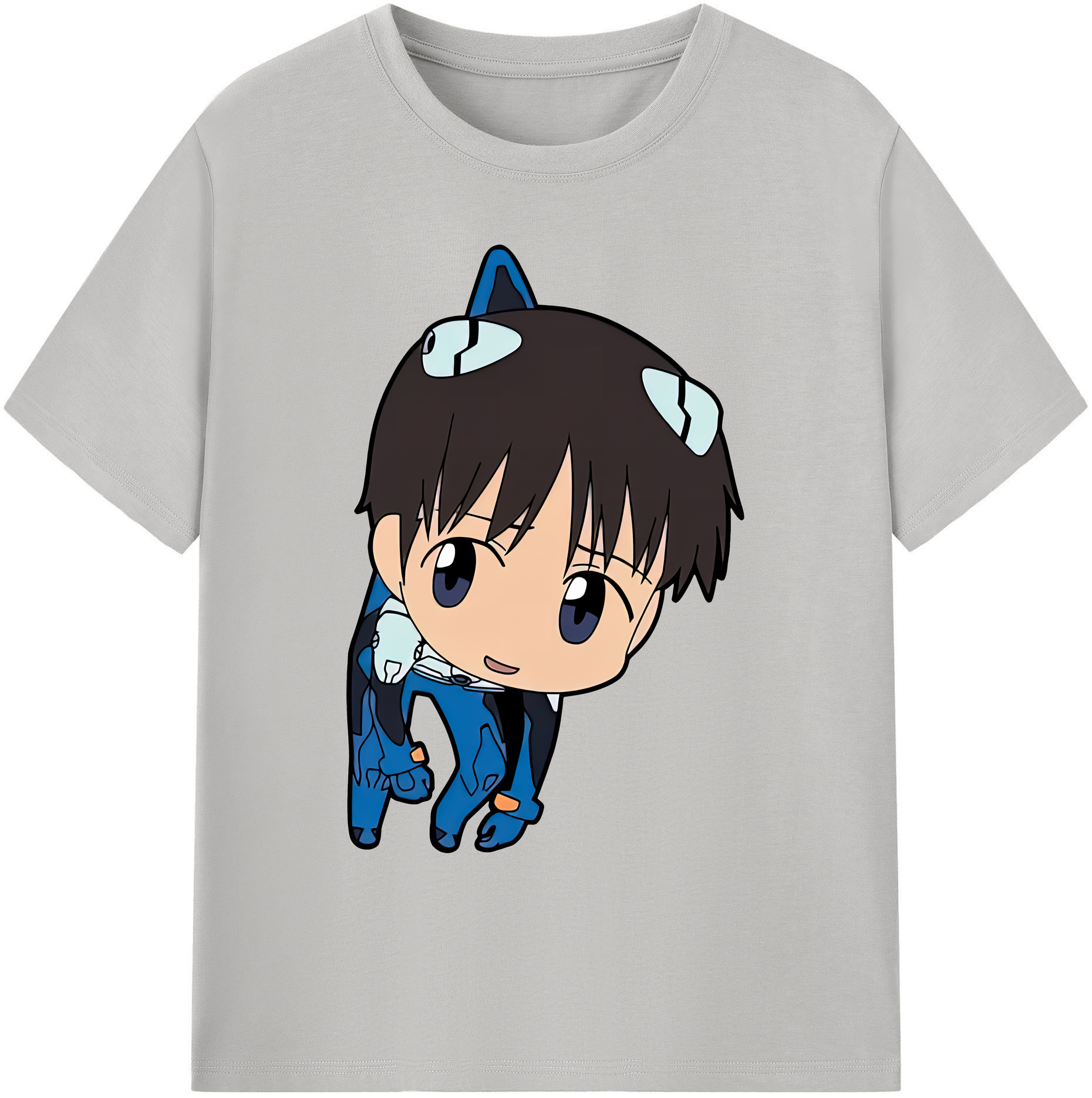 （画像用） EVA 新世紀エヴァンゲリオン 綿100％ メンズ半袖Tシャツ｜肌触りやわらか＆通気性
