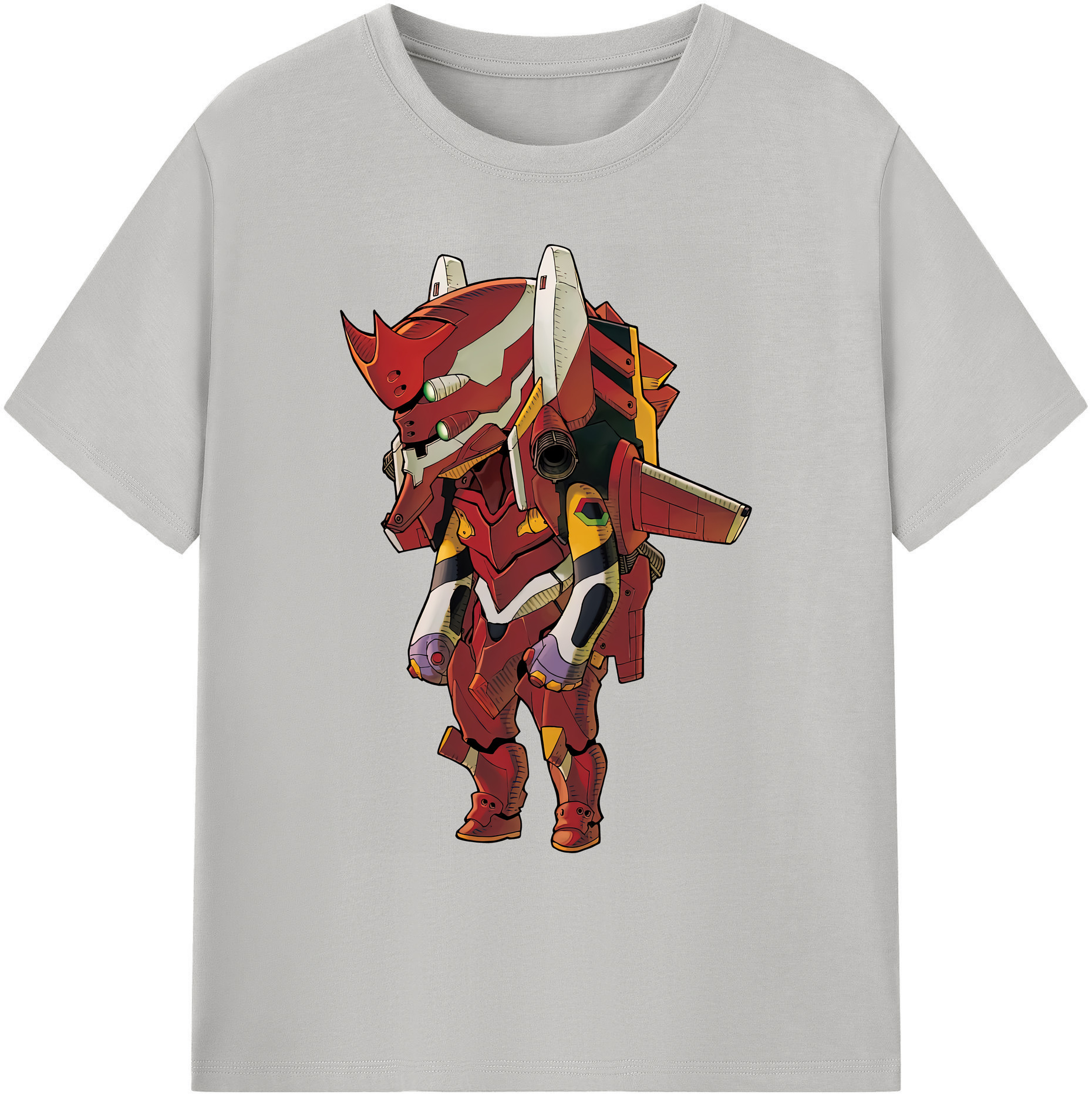 （画像用） EVA 新世紀エヴァンゲリオン 綿100％ メンズ半袖Tシャツ｜肌触りやわらか＆通気性