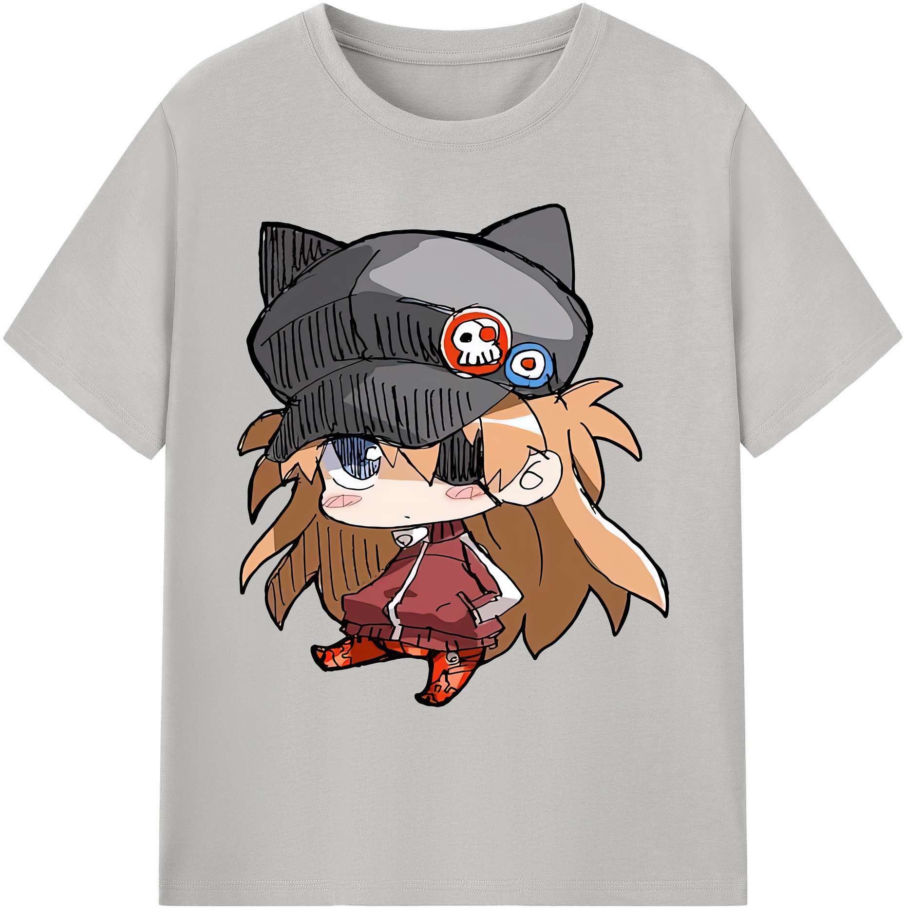 （画像用） EVA 新世紀エヴァンゲリオン 綿100％ メンズ半袖Tシャツ｜肌触りやわらか＆通気性
