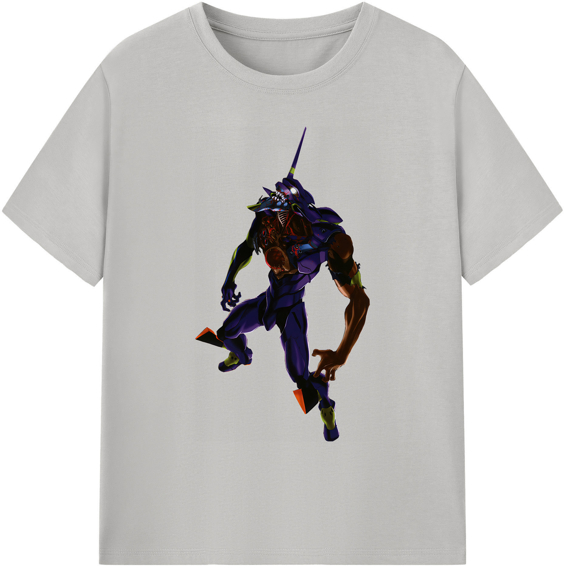（画像用） EVA 新世紀エヴァンゲリオン 綿100％ メンズ半袖Tシャツ｜肌触りやわらか＆通気性