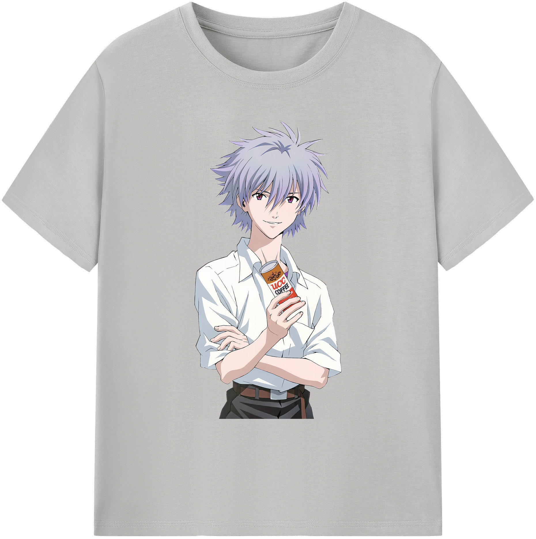 （画像用） EVA 新世紀エヴァンゲリオン 綿100％ メンズ半袖Tシャツ｜肌触りやわらか＆通気性