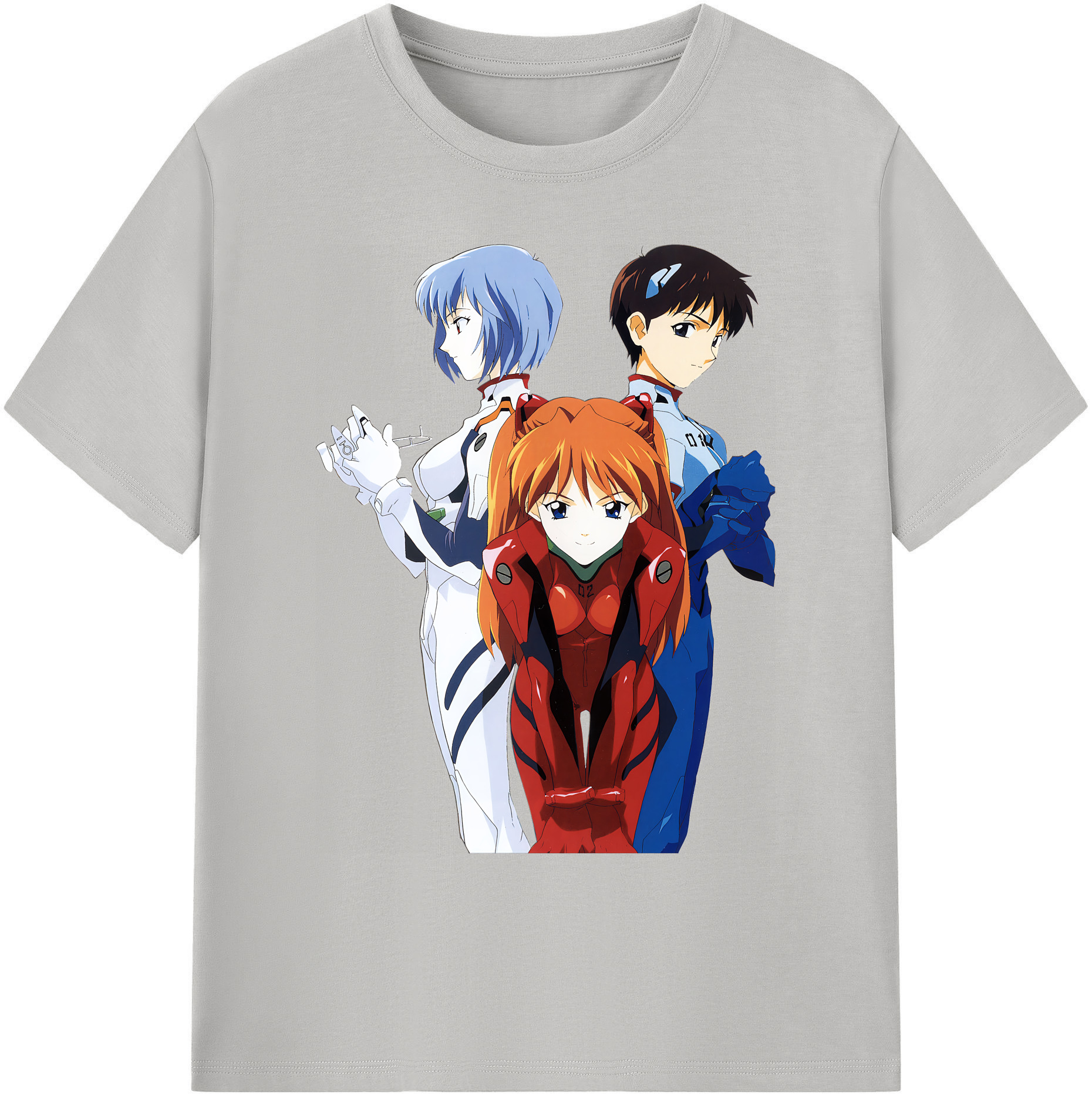 （画像用） EVA 新世紀エヴァンゲリオン 綿100％ メンズ半袖Tシャツ｜肌触りやわらか＆通気性