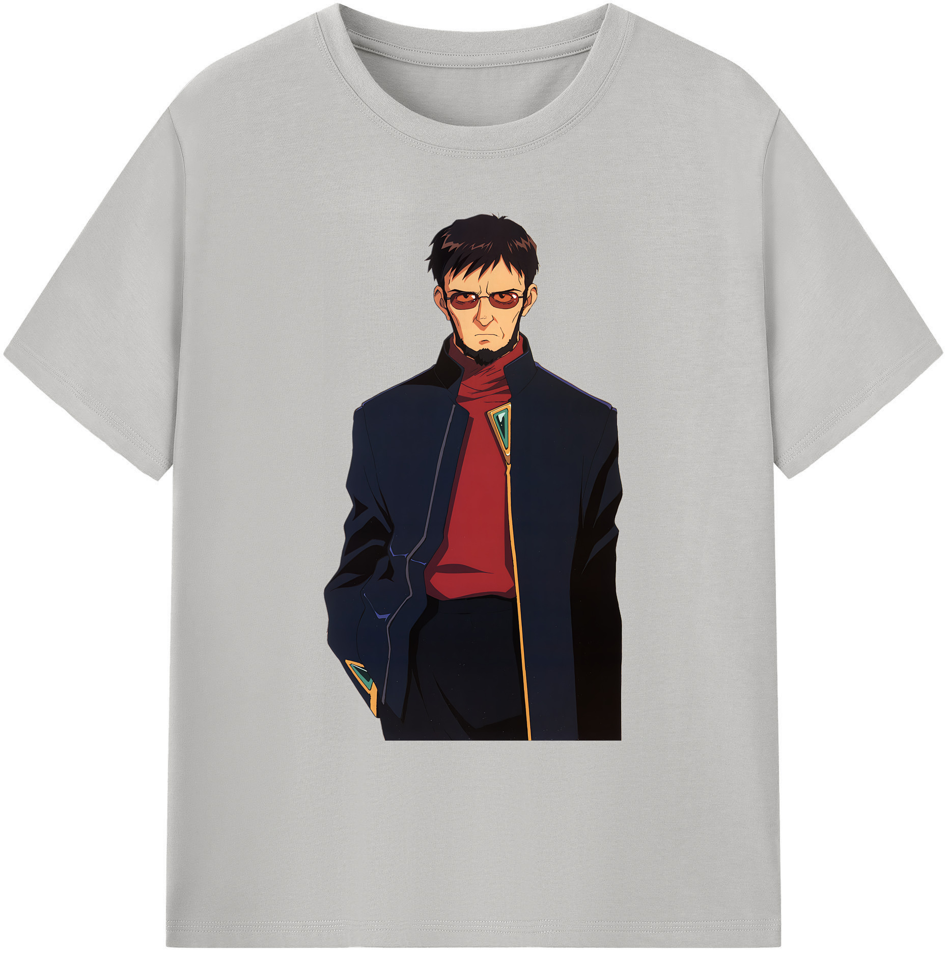 （画像用） EVA 新世紀エヴァンゲリオン 綿100％ メンズ半袖Tシャツ｜肌触りやわらか＆通気性