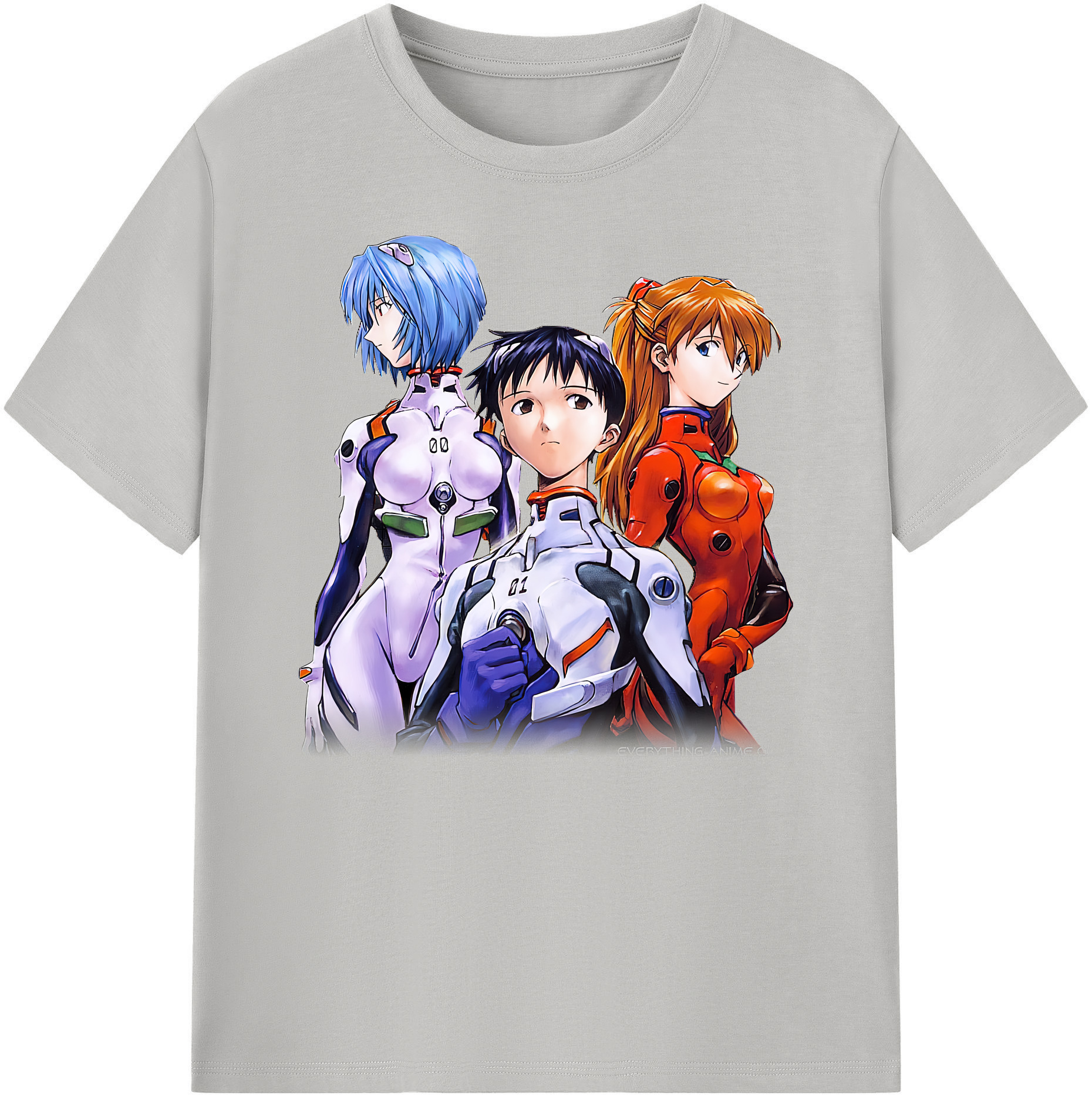 （画像用） EVA 新世紀エヴァンゲリオン 綿100％ メンズ半袖Tシャツ｜肌触りやわらか＆通気性