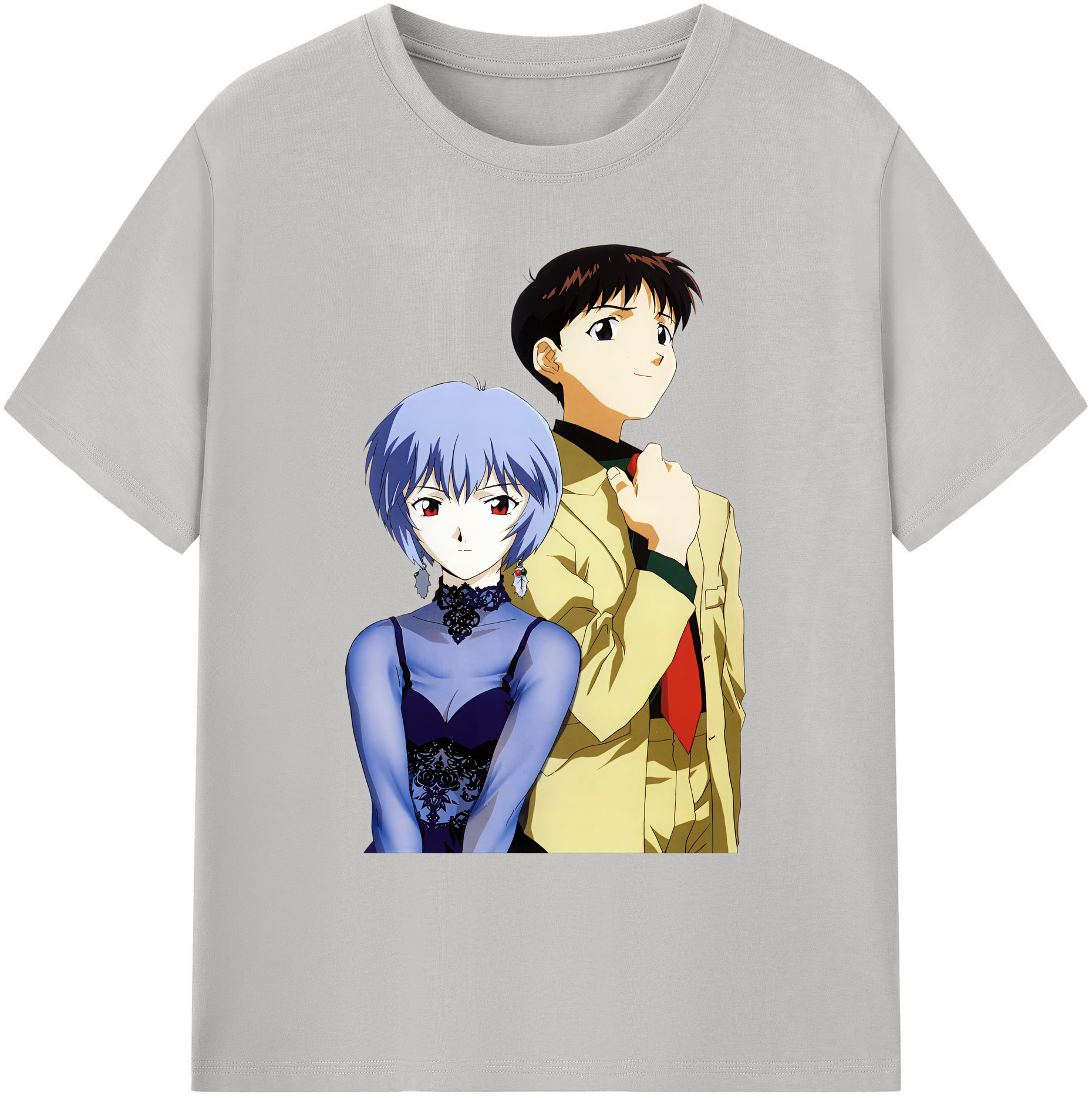 （画像用） EVA 新世紀エヴァンゲリオン 綿100％ メンズ半袖Tシャツ｜肌触りやわらか＆通気性
