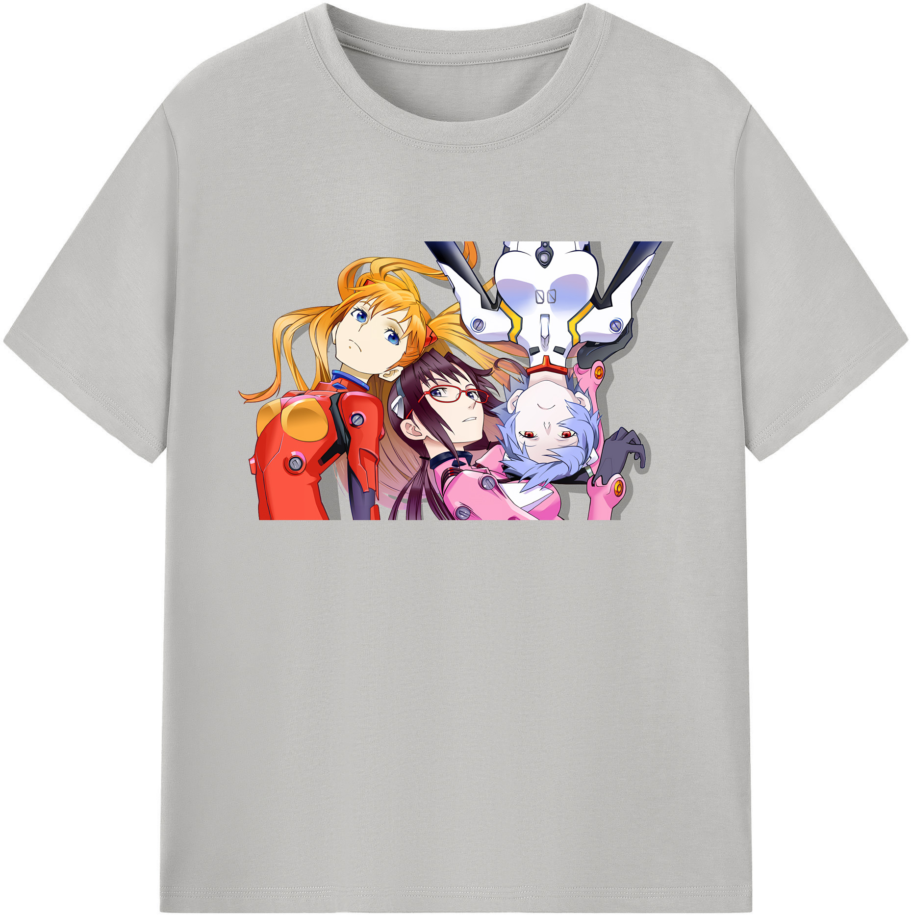 （画像用） EVA 新世紀エヴァンゲリオン 綿100％ メンズ半袖Tシャツ｜肌触りやわらか＆通気性