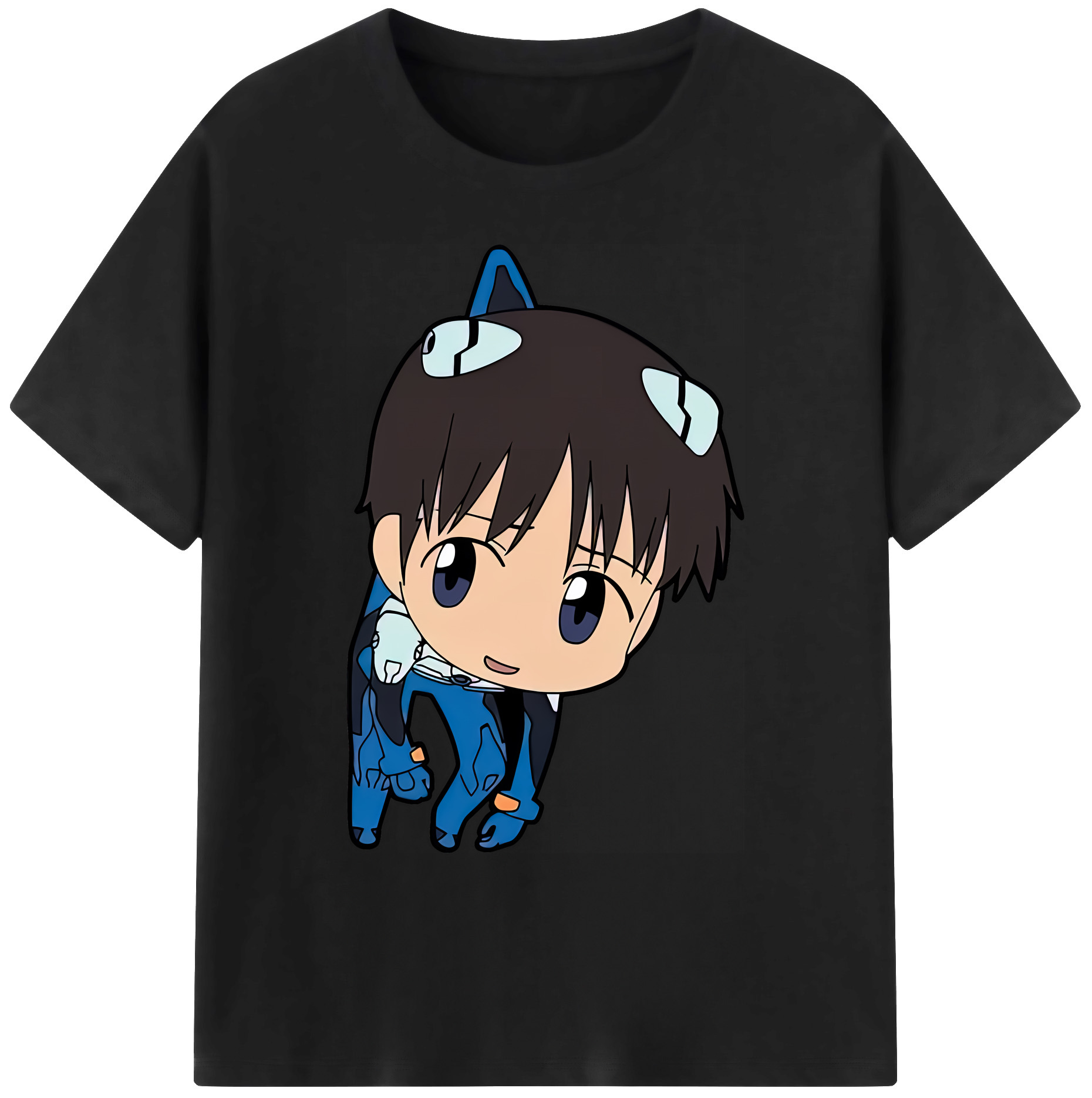 （画像用） EVA 新世紀エヴァンゲリオン 綿100％ メンズ半袖Tシャツ｜肌触りやわらか＆通気性