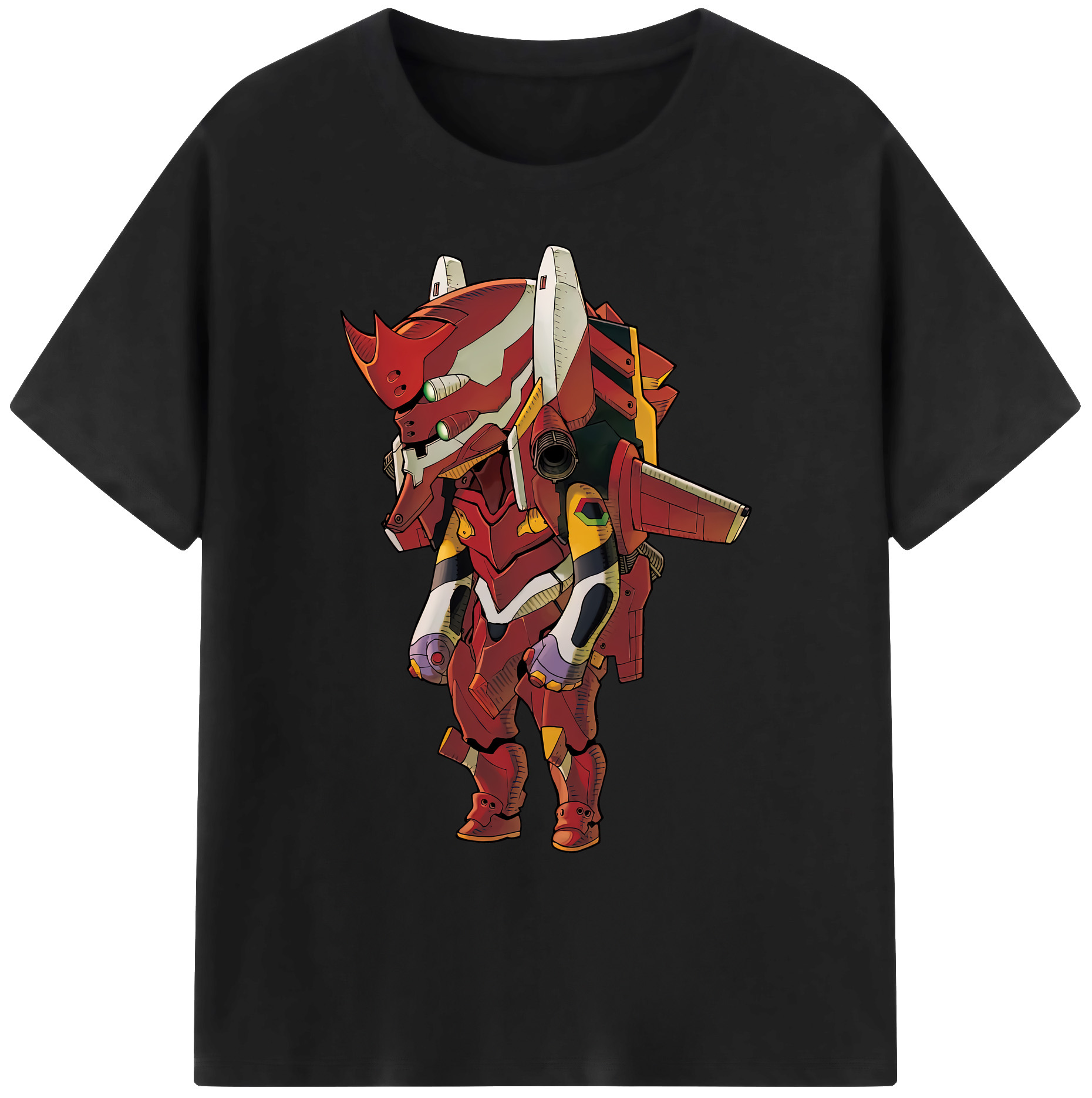 （画像用） EVA 新世紀エヴァンゲリオン 綿100％ メンズ半袖Tシャツ｜肌触りやわらか＆通気性