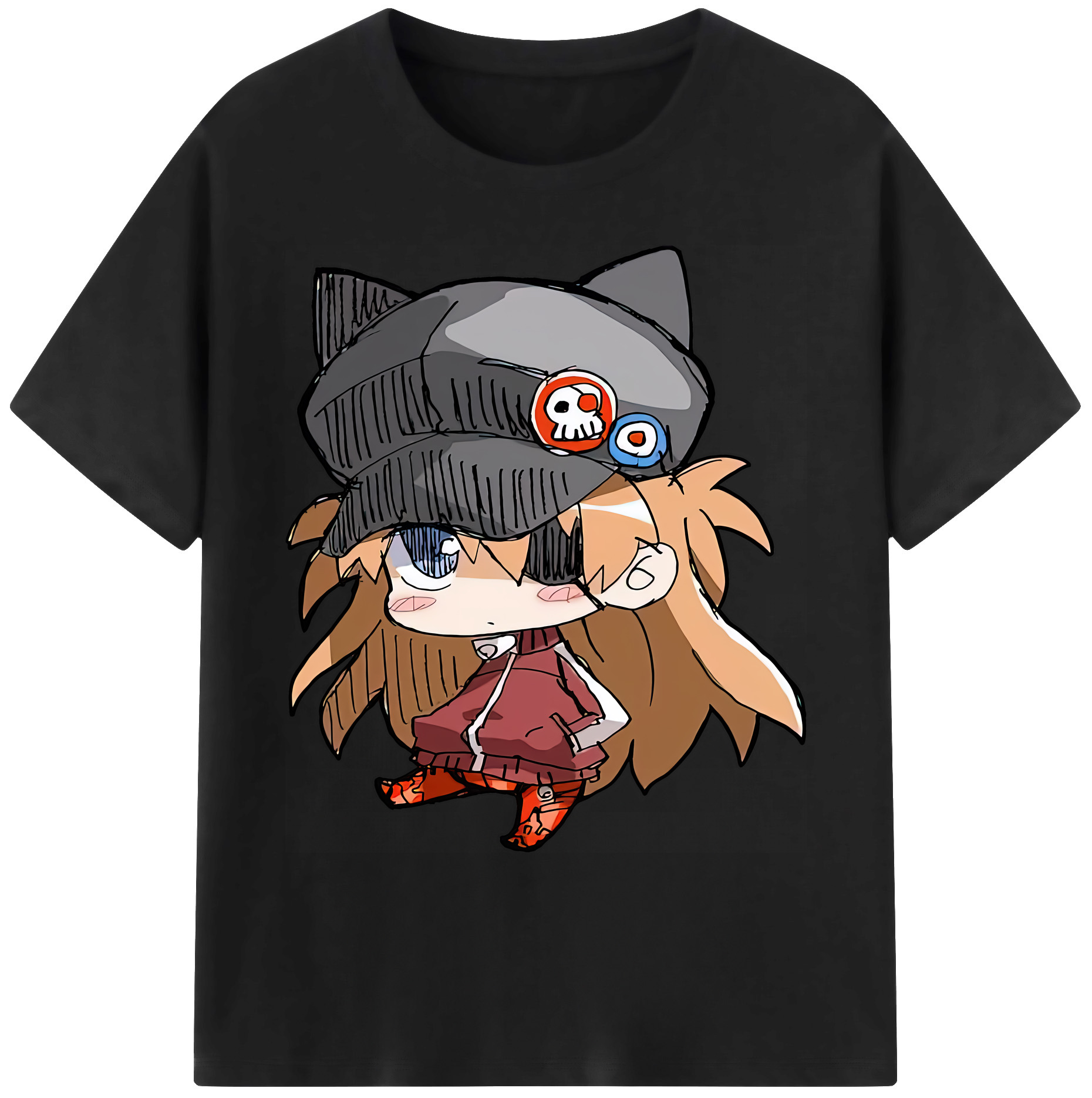 （画像用） EVA 新世紀エヴァンゲリオン 綿100％ メンズ半袖Tシャツ｜肌触りやわらか＆通気性