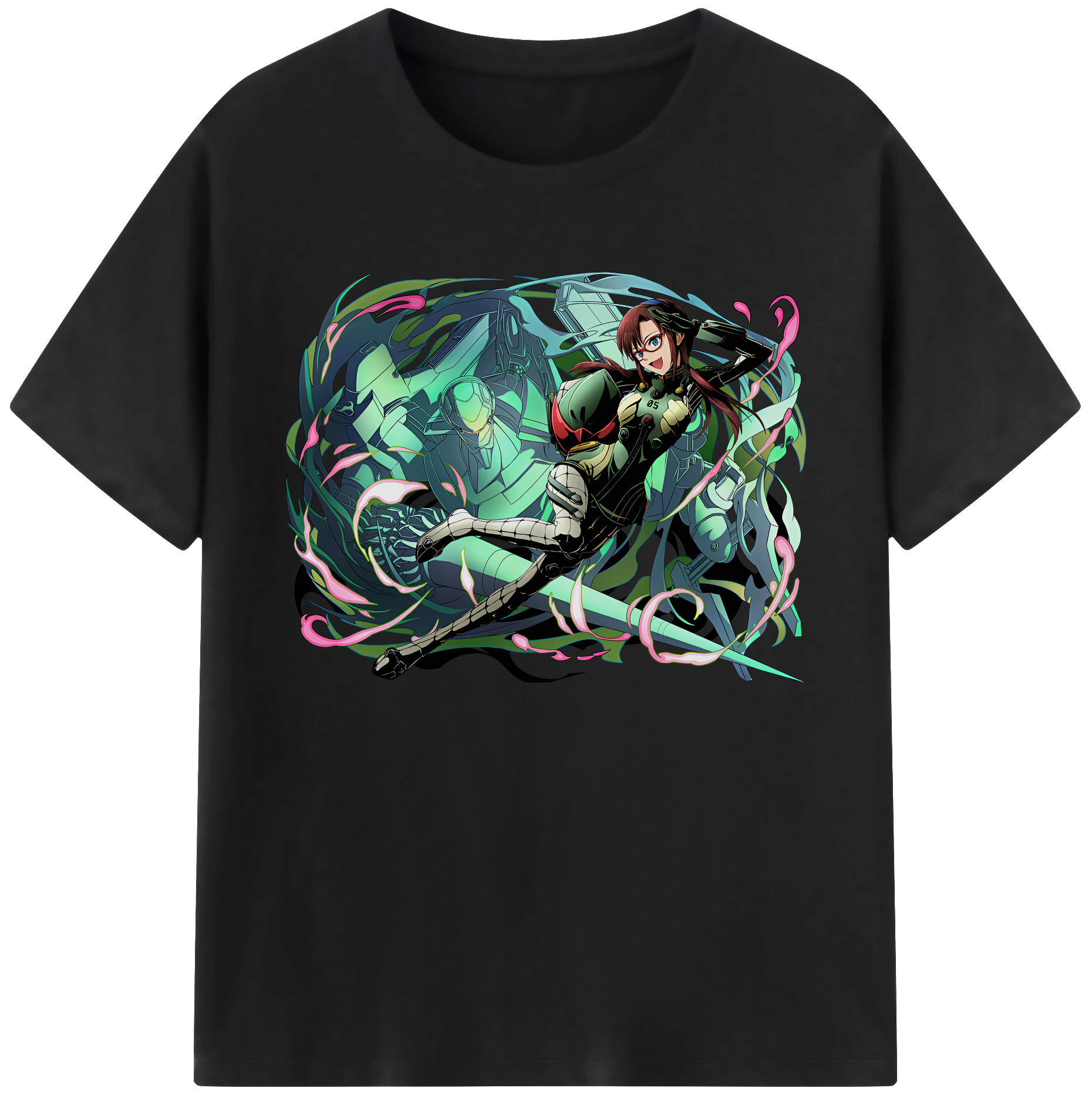 （画像用） EVA 新世紀エヴァンゲリオン 綿100％ メンズ半袖Tシャツ｜肌触りやわらか＆通気性