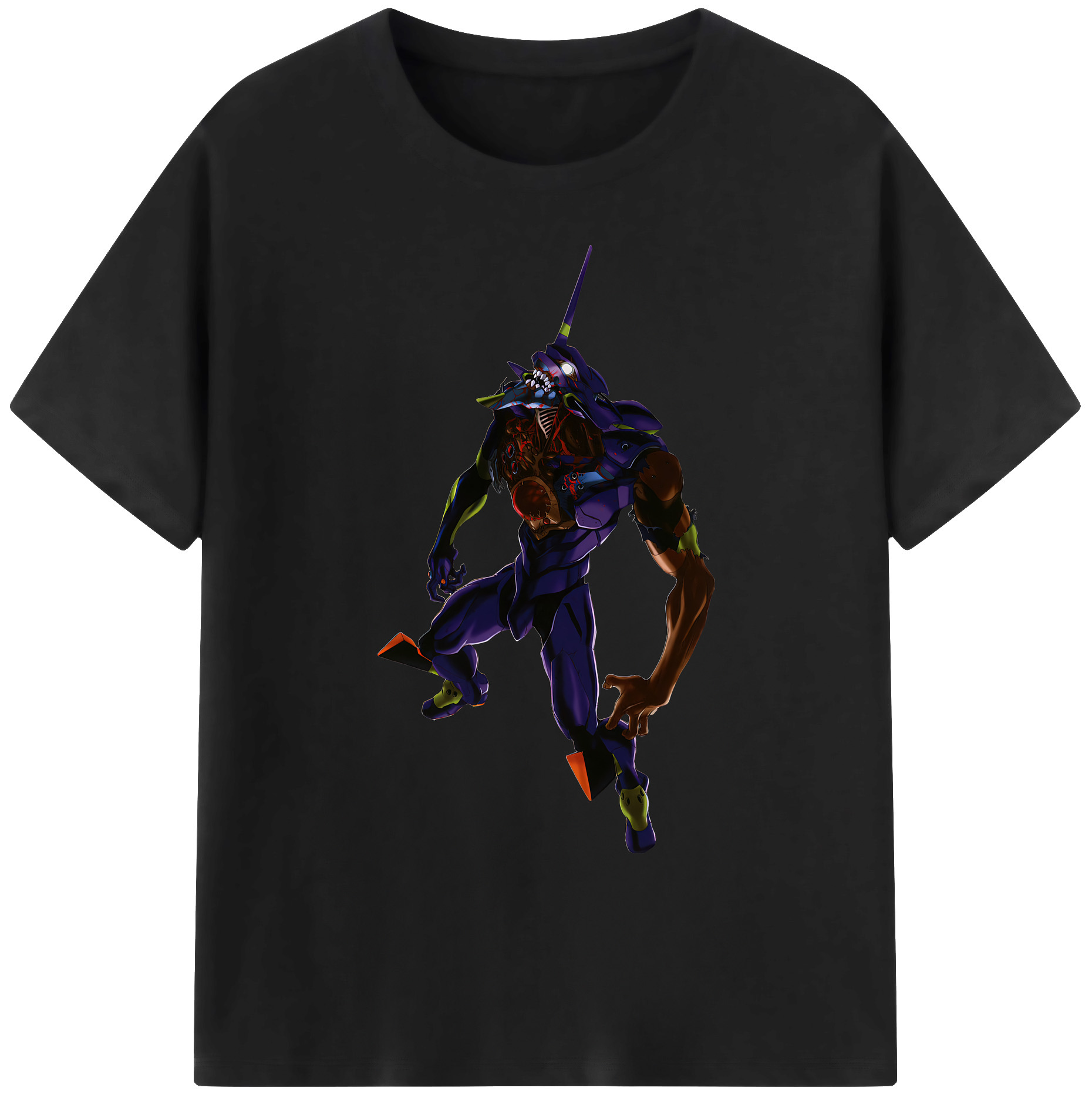 （画像用） EVA 新世紀エヴァンゲリオン 綿100％ メンズ半袖Tシャツ｜肌触りやわらか＆通気性