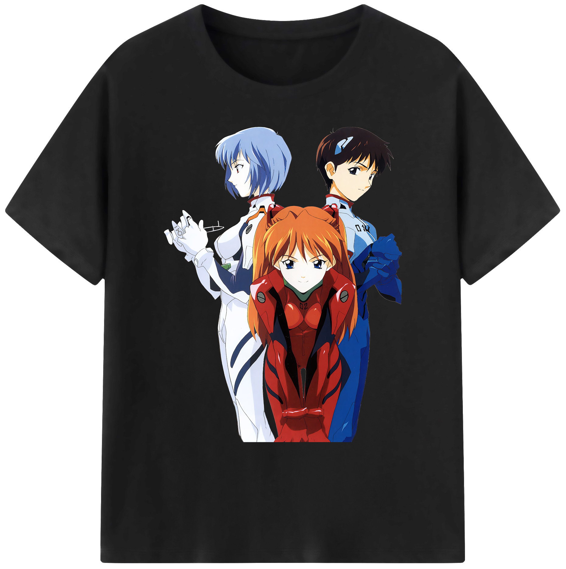（画像用） EVA 新世紀エヴァンゲリオン 綿100％ メンズ半袖Tシャツ｜肌触りやわらか＆通気性