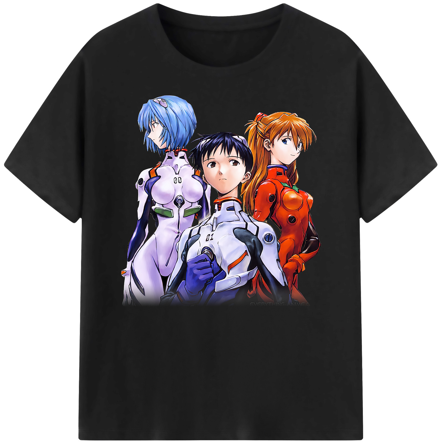 （画像用） EVA 新世紀エヴァンゲリオン 綿100％ メンズ半袖Tシャツ｜肌触りやわらか＆通気性
