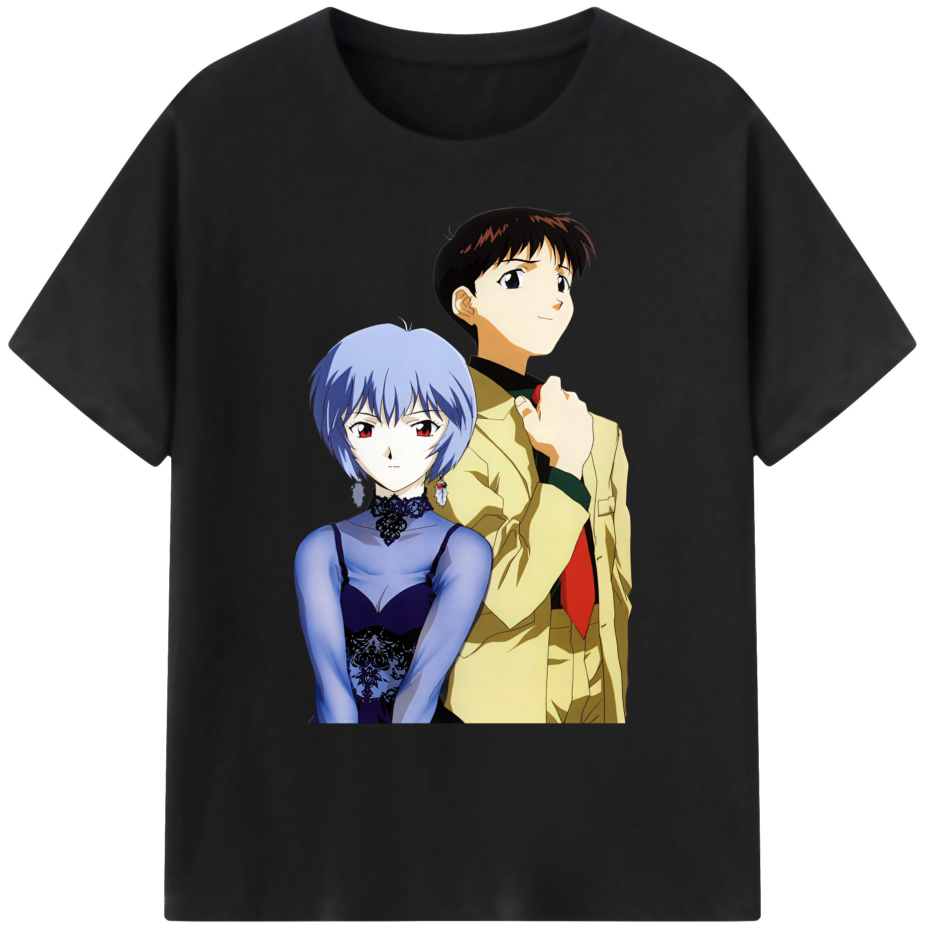 （画像用） EVA 新世紀エヴァンゲリオン 綿100％ メンズ半袖Tシャツ｜肌触りやわらか＆通気性