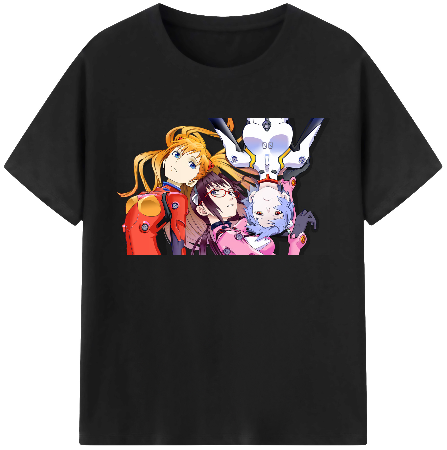 （画像用） EVA 新世紀エヴァンゲリオン 綿100％ メンズ半袖Tシャツ｜肌触りやわらか＆通気性
