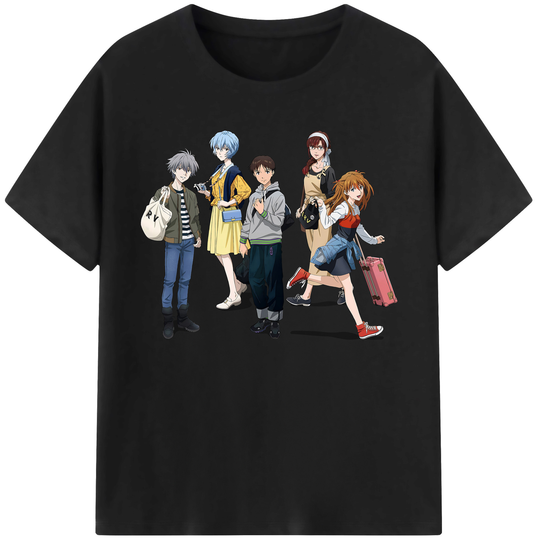 （画像用） EVA 新世紀エヴァンゲリオン 綿100％ メンズ半袖Tシャツ｜肌触りやわらか＆通気性