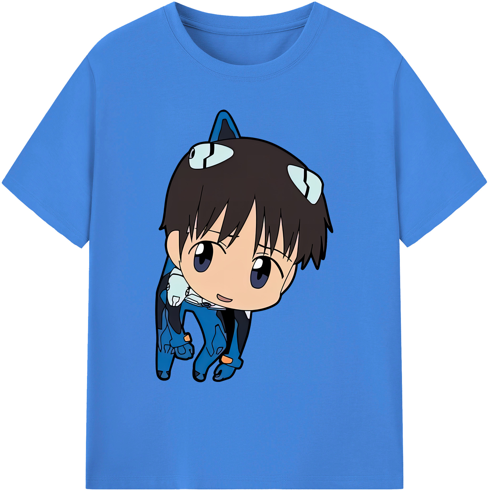 （画像用） EVA 新世紀エヴァンゲリオン 綿100％ メンズ半袖Tシャツ｜肌触りやわらか＆通気性