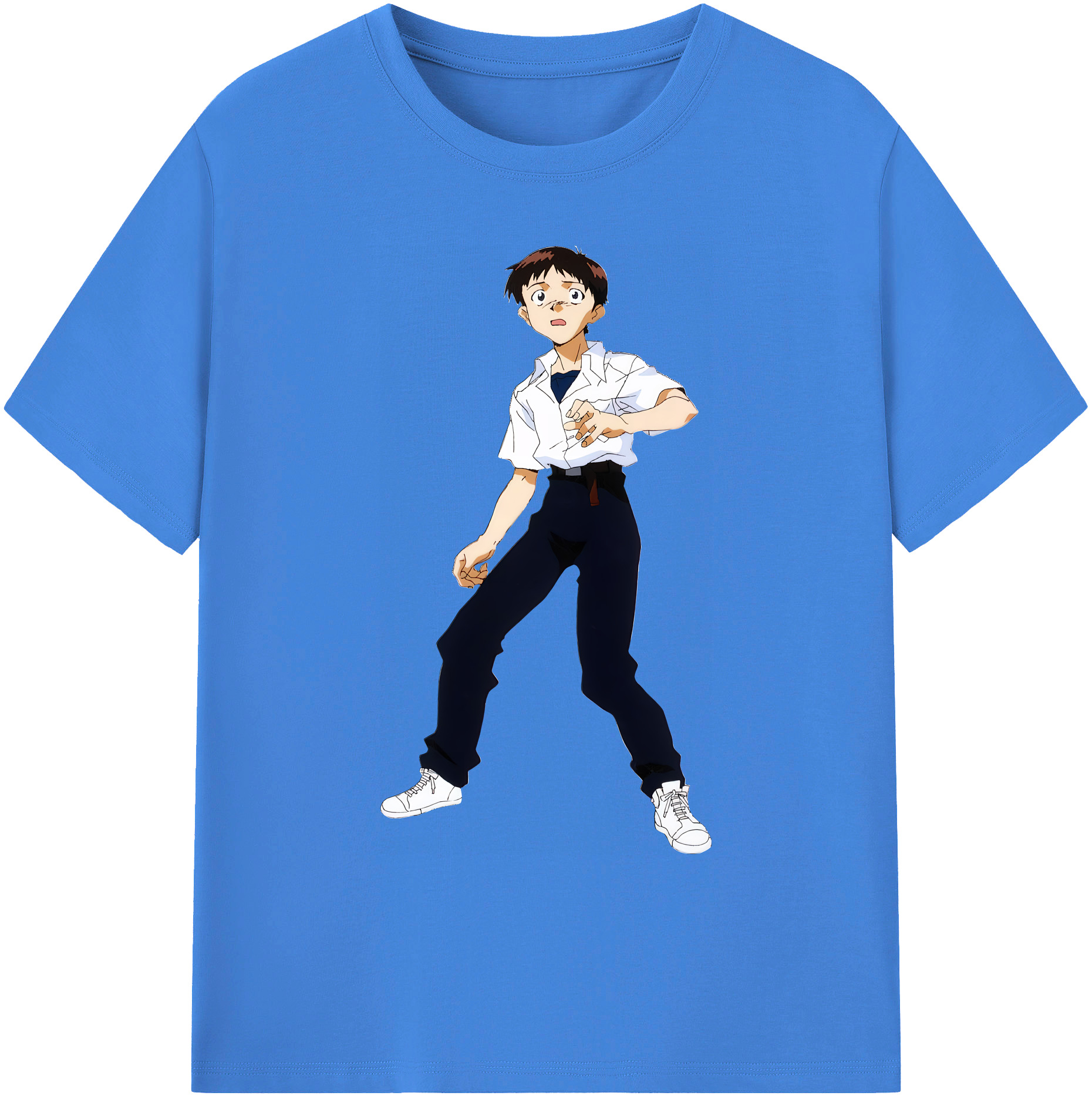 （画像用） EVA 新世紀エヴァンゲリオン 綿100％ メンズ半袖Tシャツ｜肌触りやわらか＆通気性